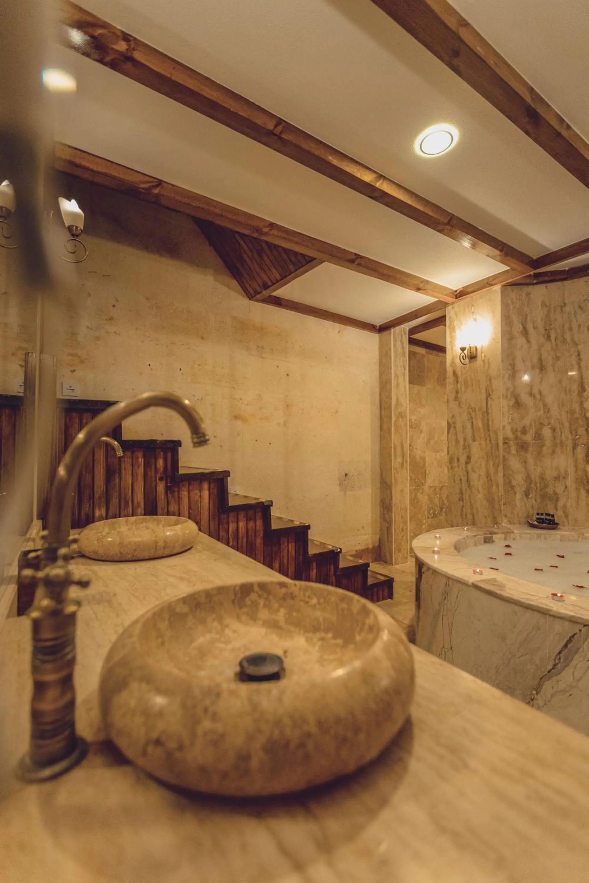 Bathroom in Sobek Stone House Cappadocia