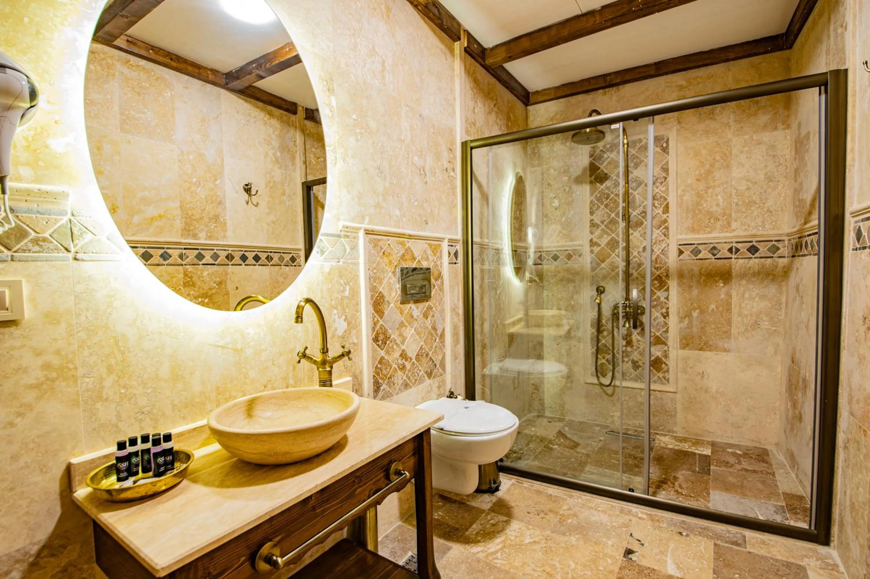 Bathroom in Sobek Stone House Cappadocia