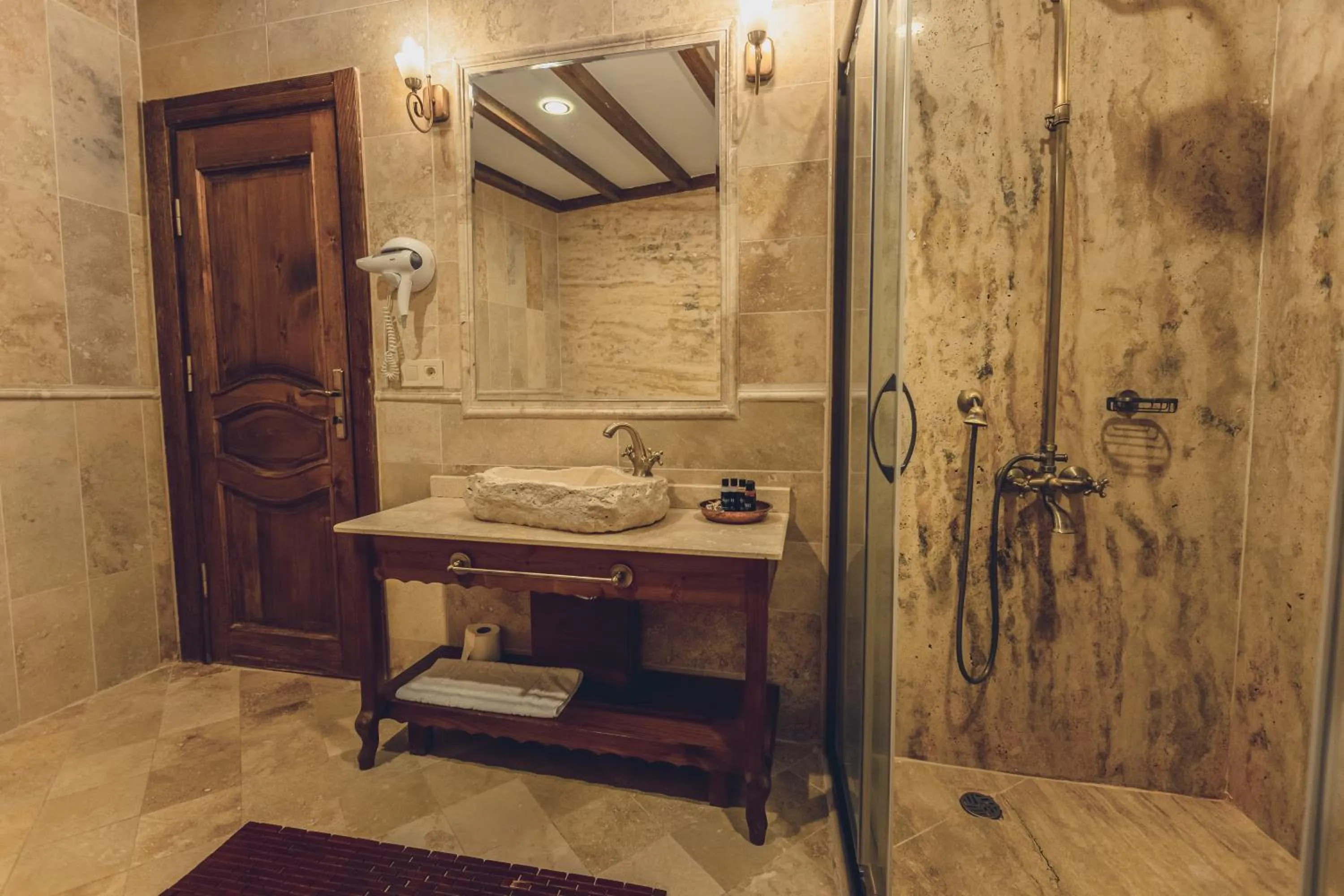 Bathroom in Sobek Stone House Cappadocia