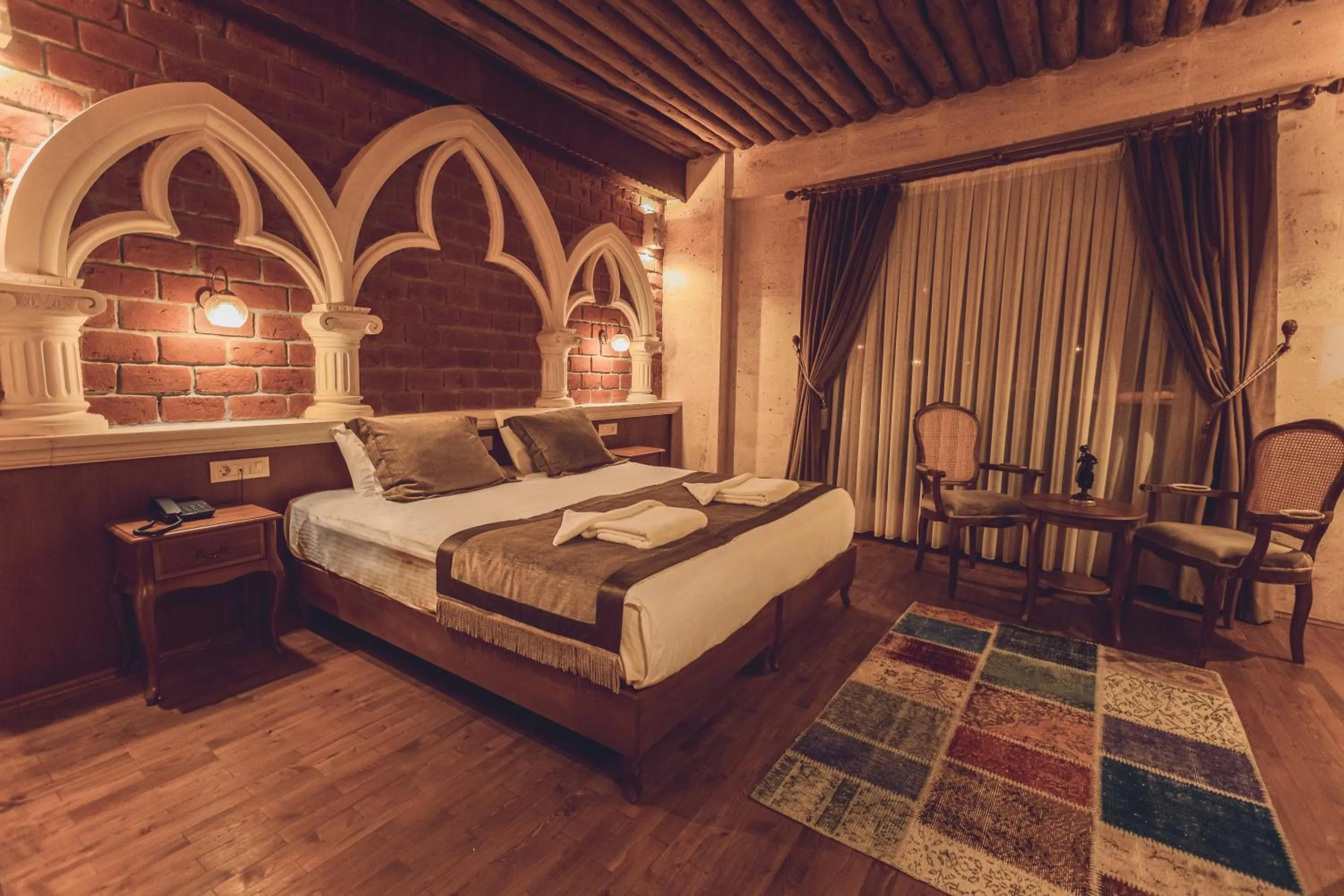 Photo of the whole room, Bed in Sobek Stone House Cappadocia