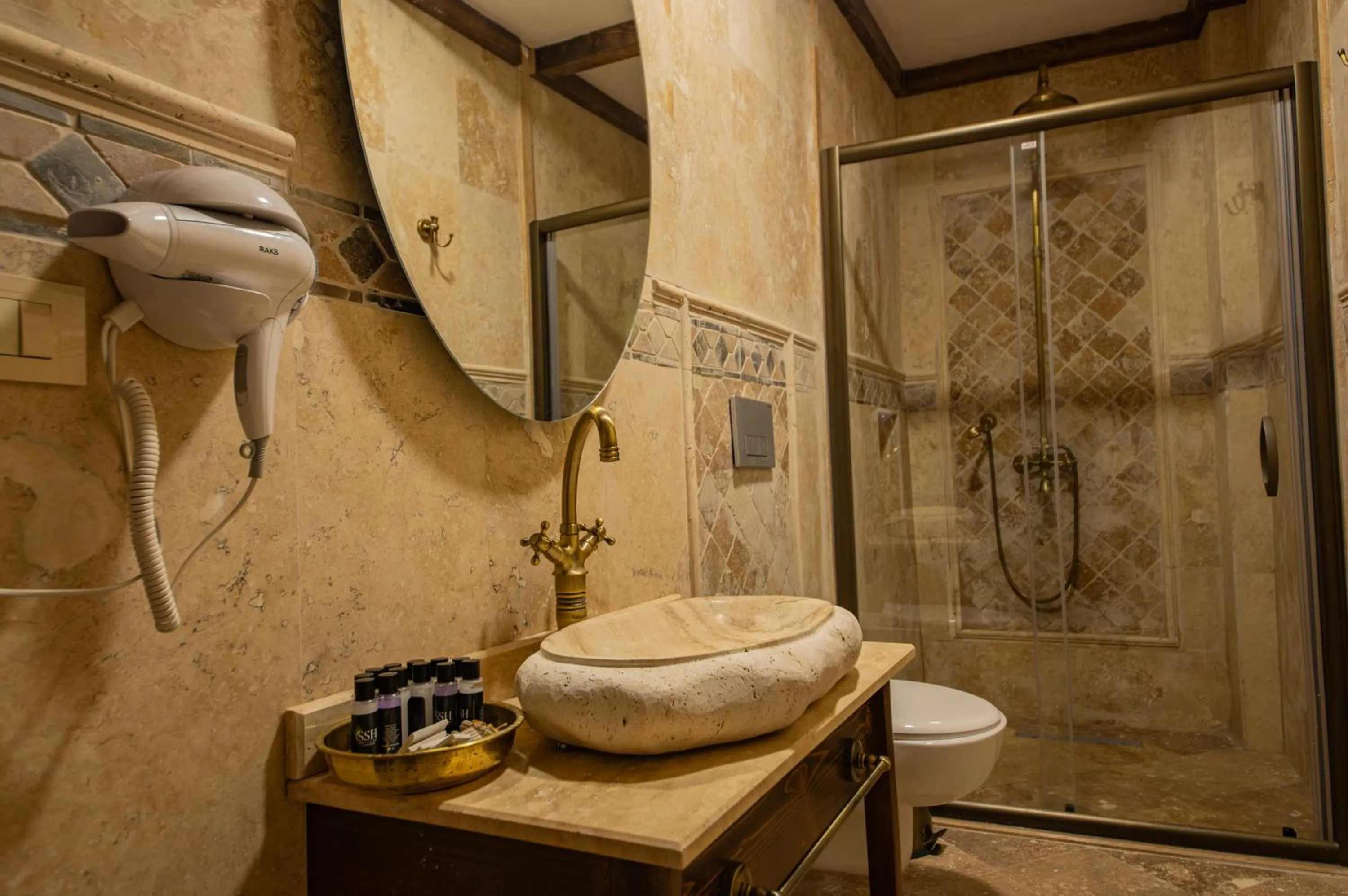 Bathroom in Sobek Stone House Cappadocia