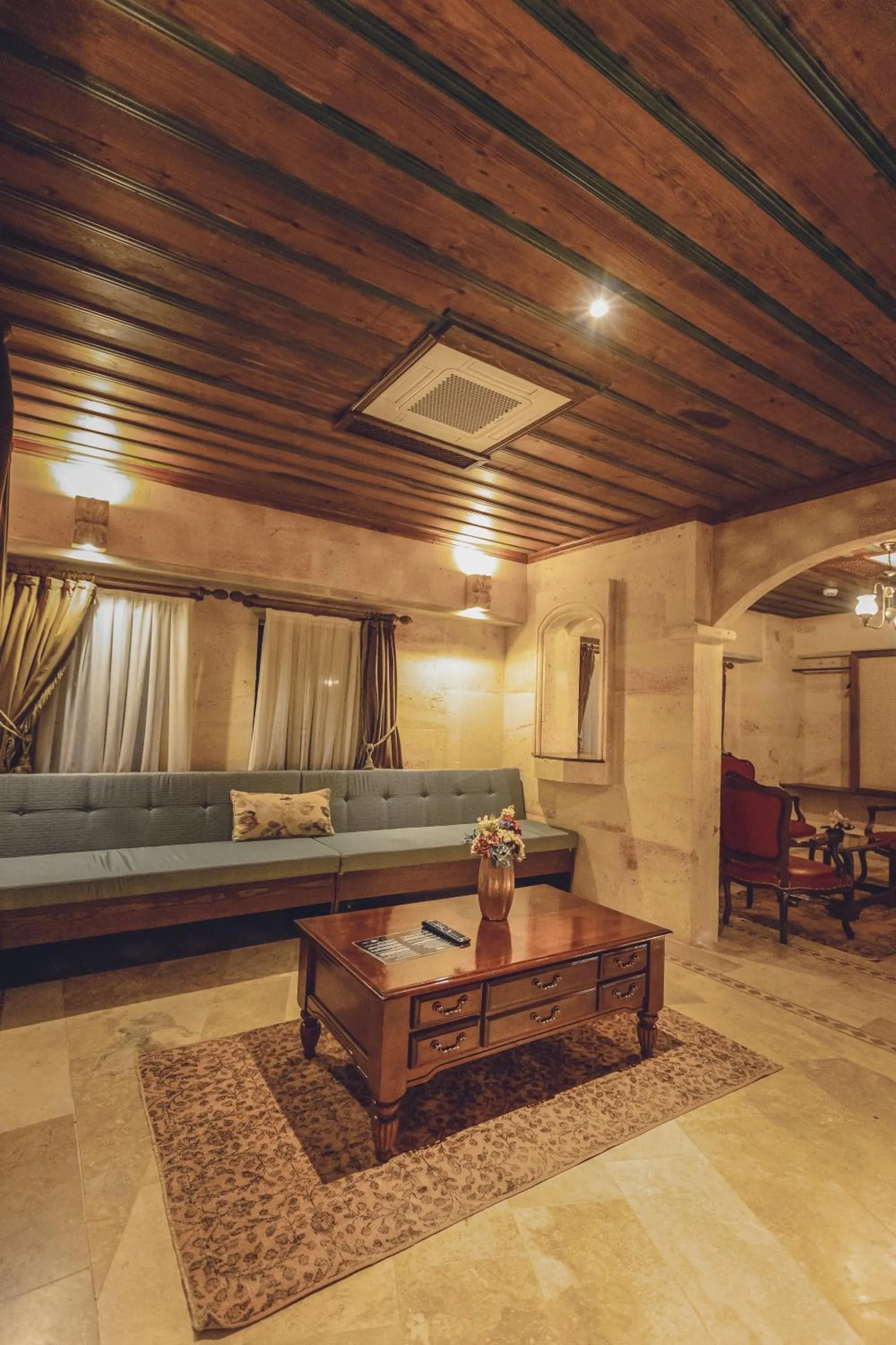 Living room in Sobek Stone House Cappadocia