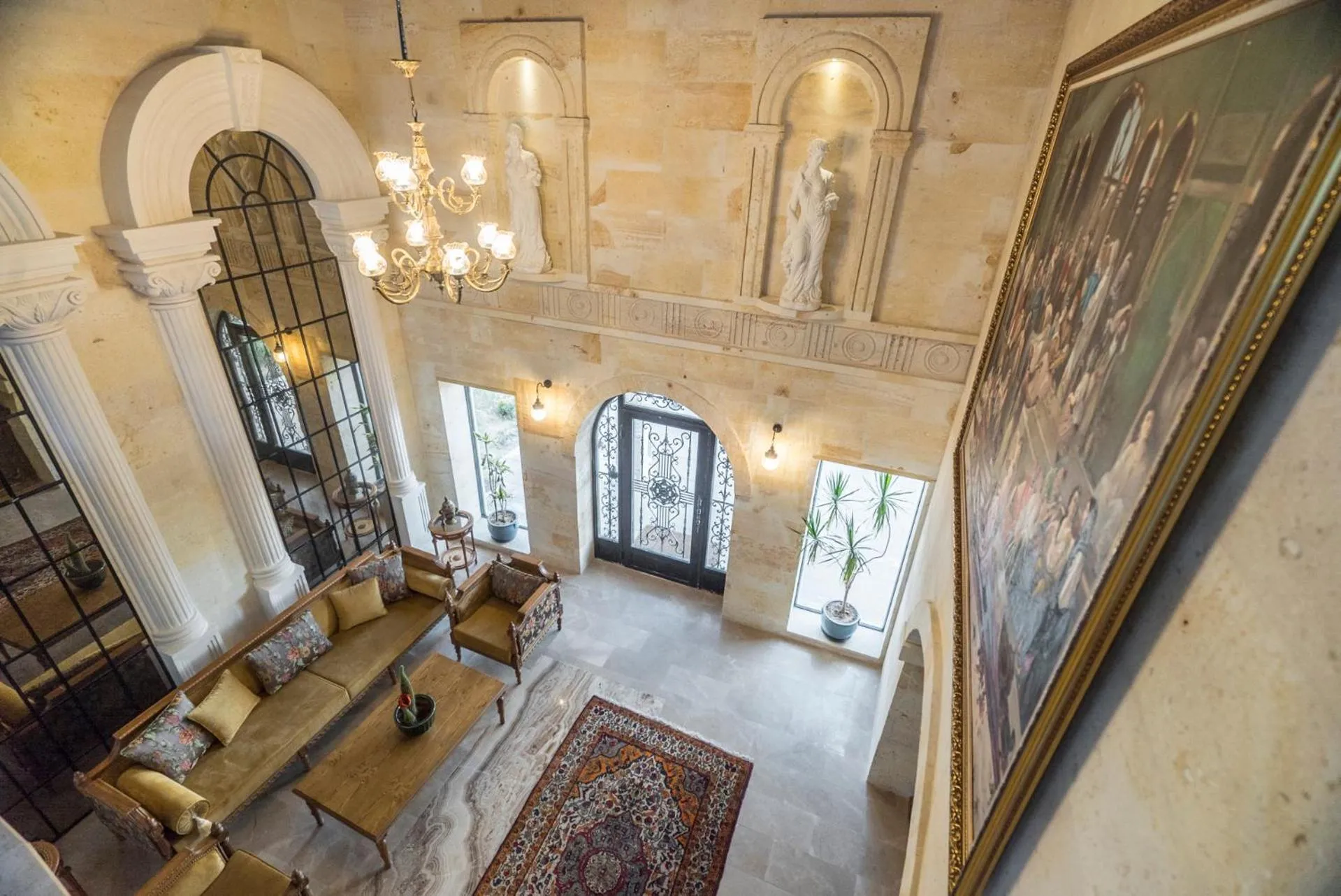 Facade/entrance in Sobek Stone House Cappadocia