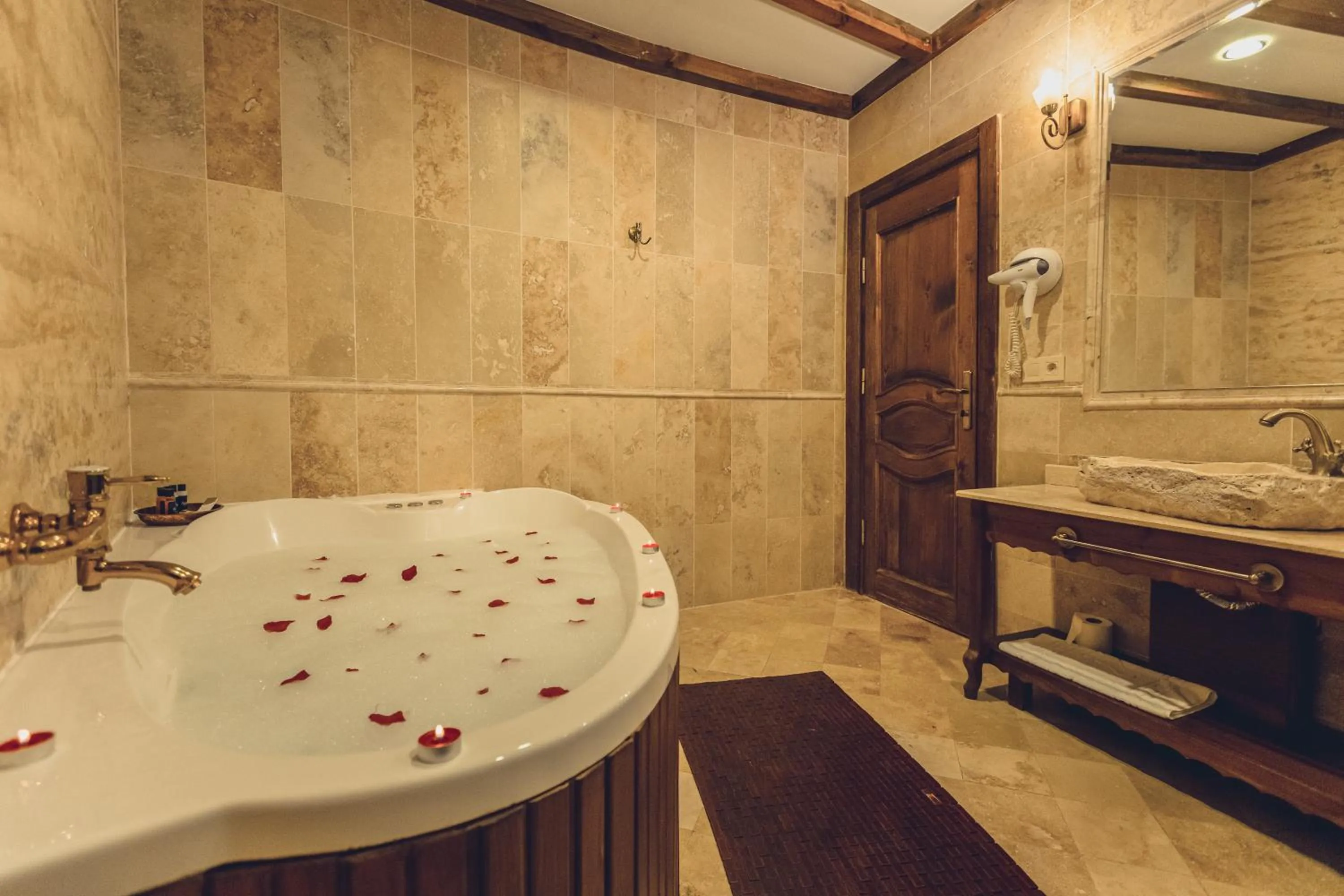Bathroom in Sobek Stone House Cappadocia
