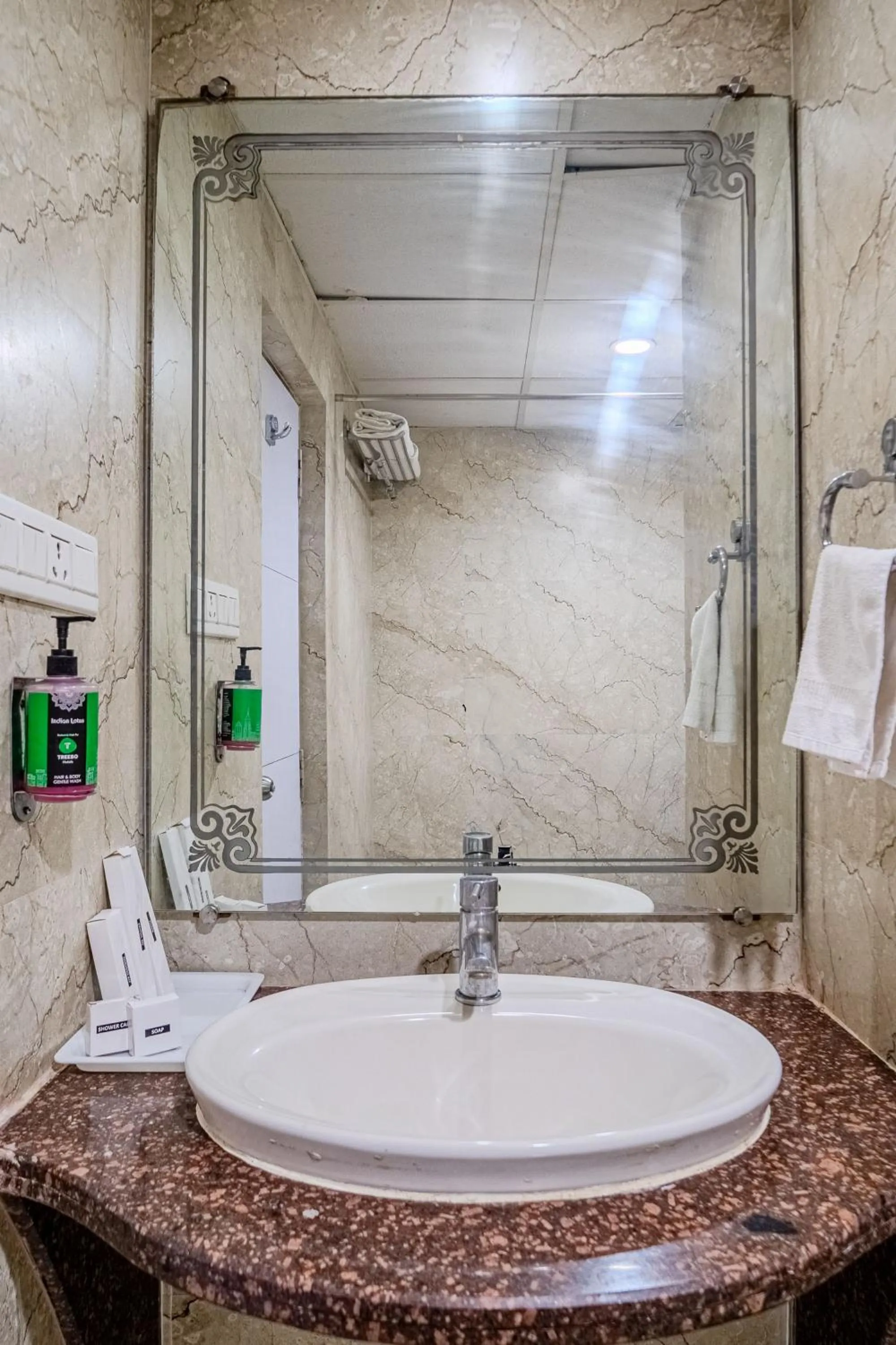 Bathroom in Hotel City Square By KeyMagics