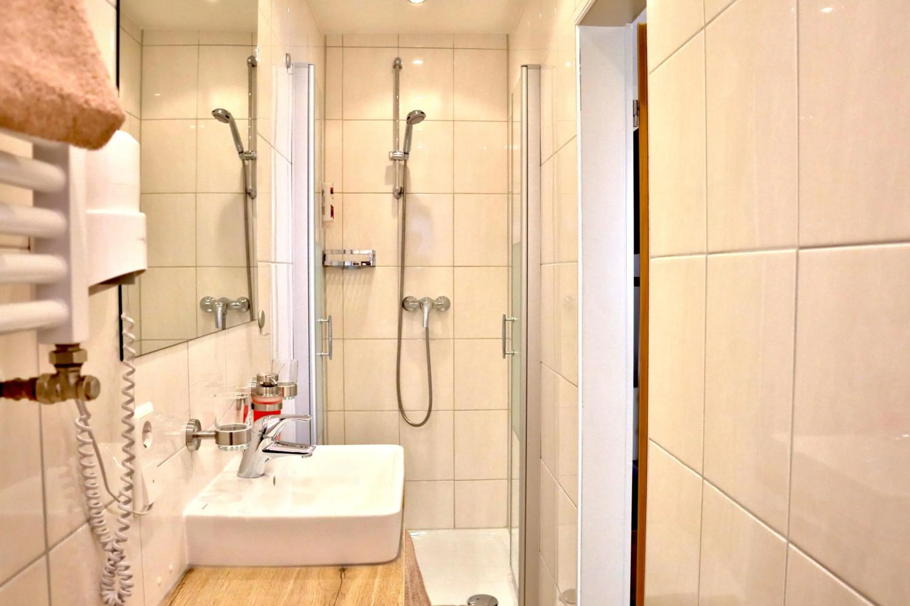 Shower in Weinhaus Gräfen