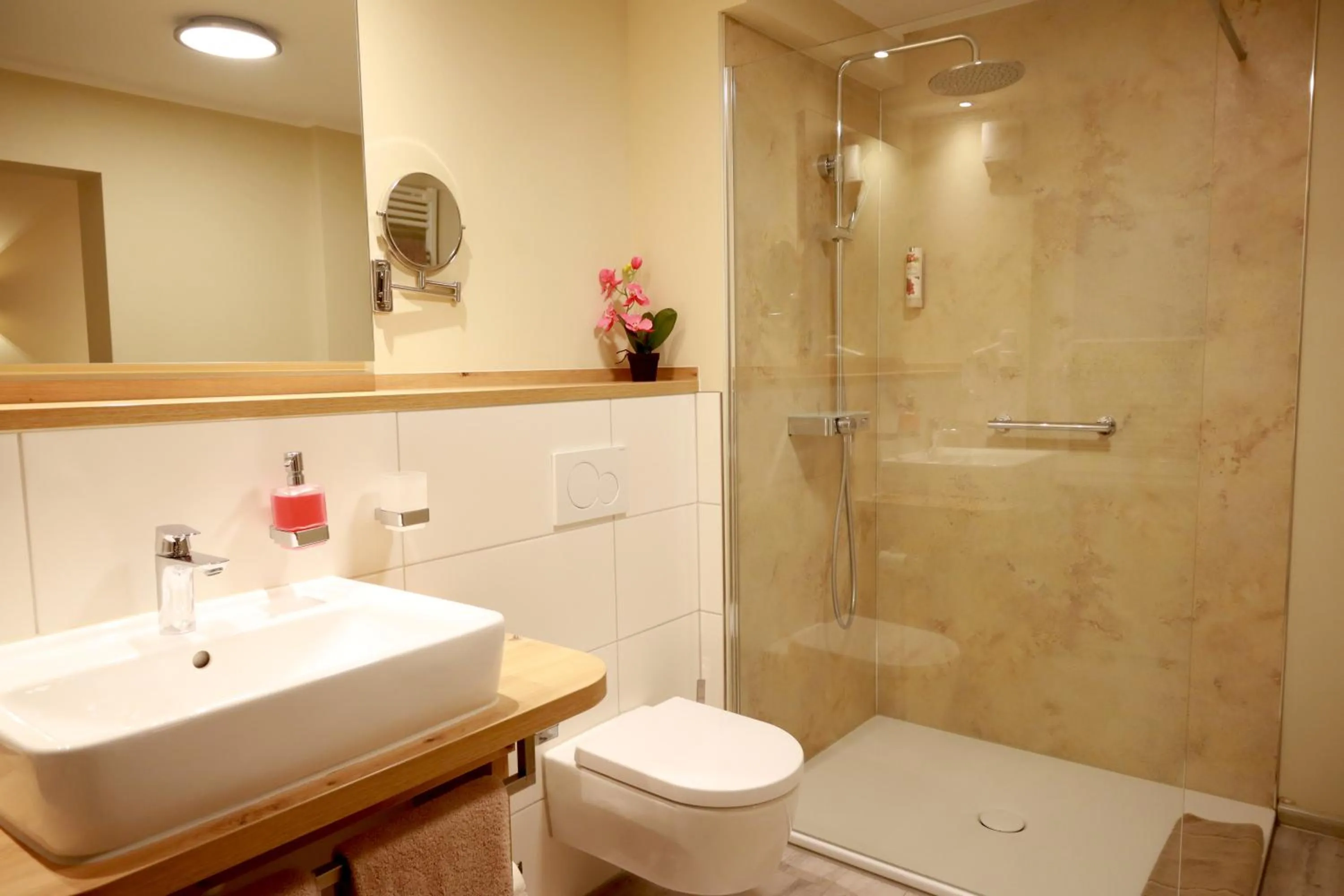 Shower in Weinhaus Gräfen