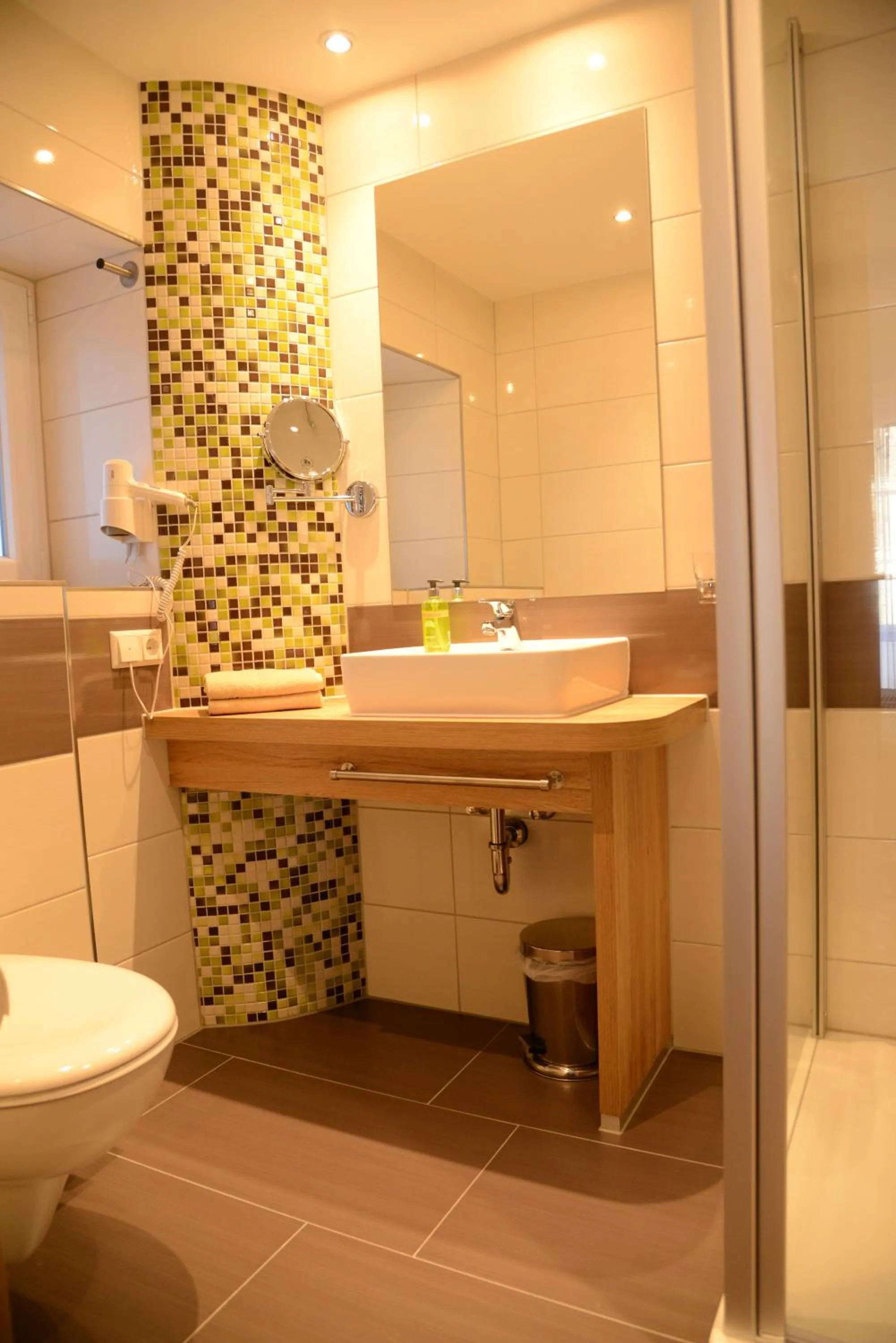 Shower in Weinhaus Gräfen