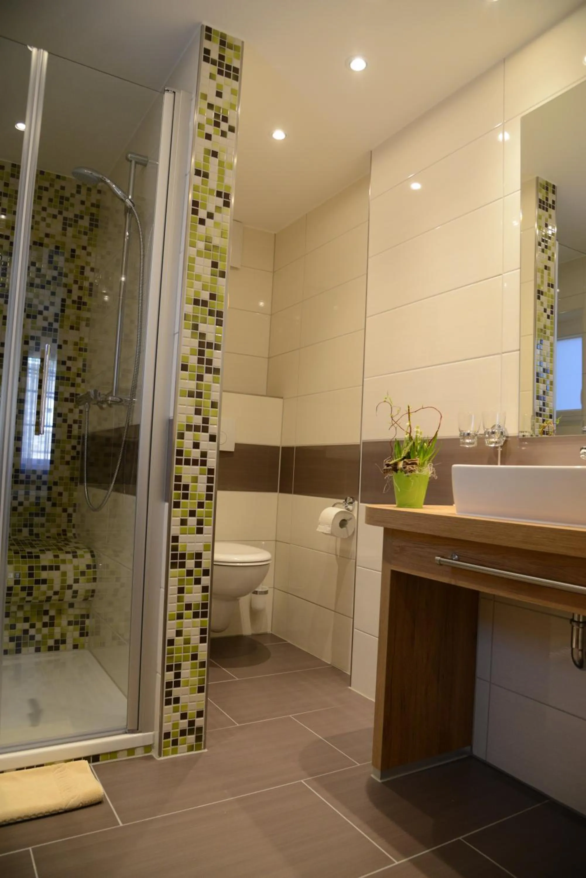 Shower in Weinhaus Gräfen