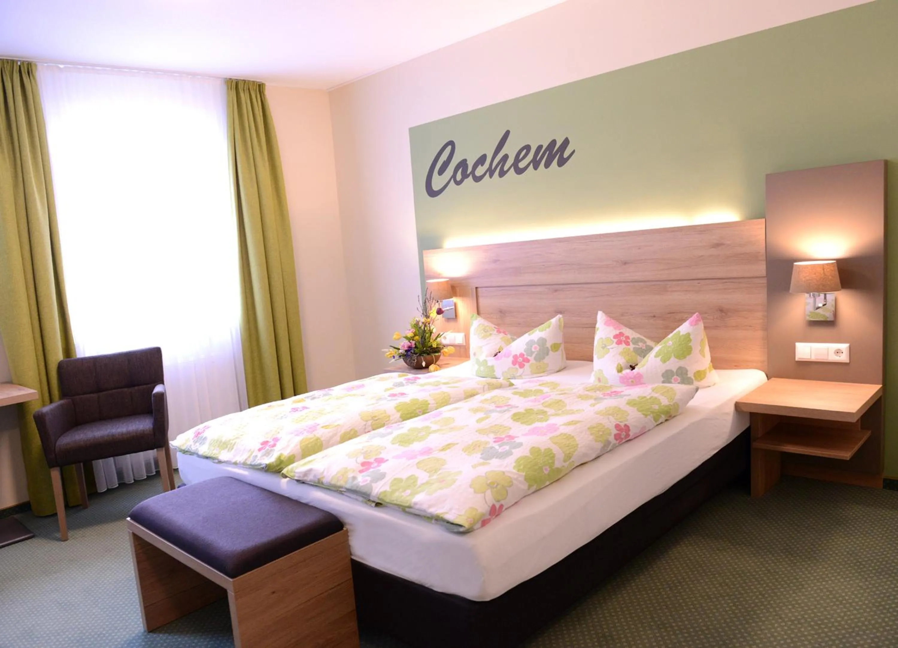 Bedroom, Bed in Weinhaus Gräfen