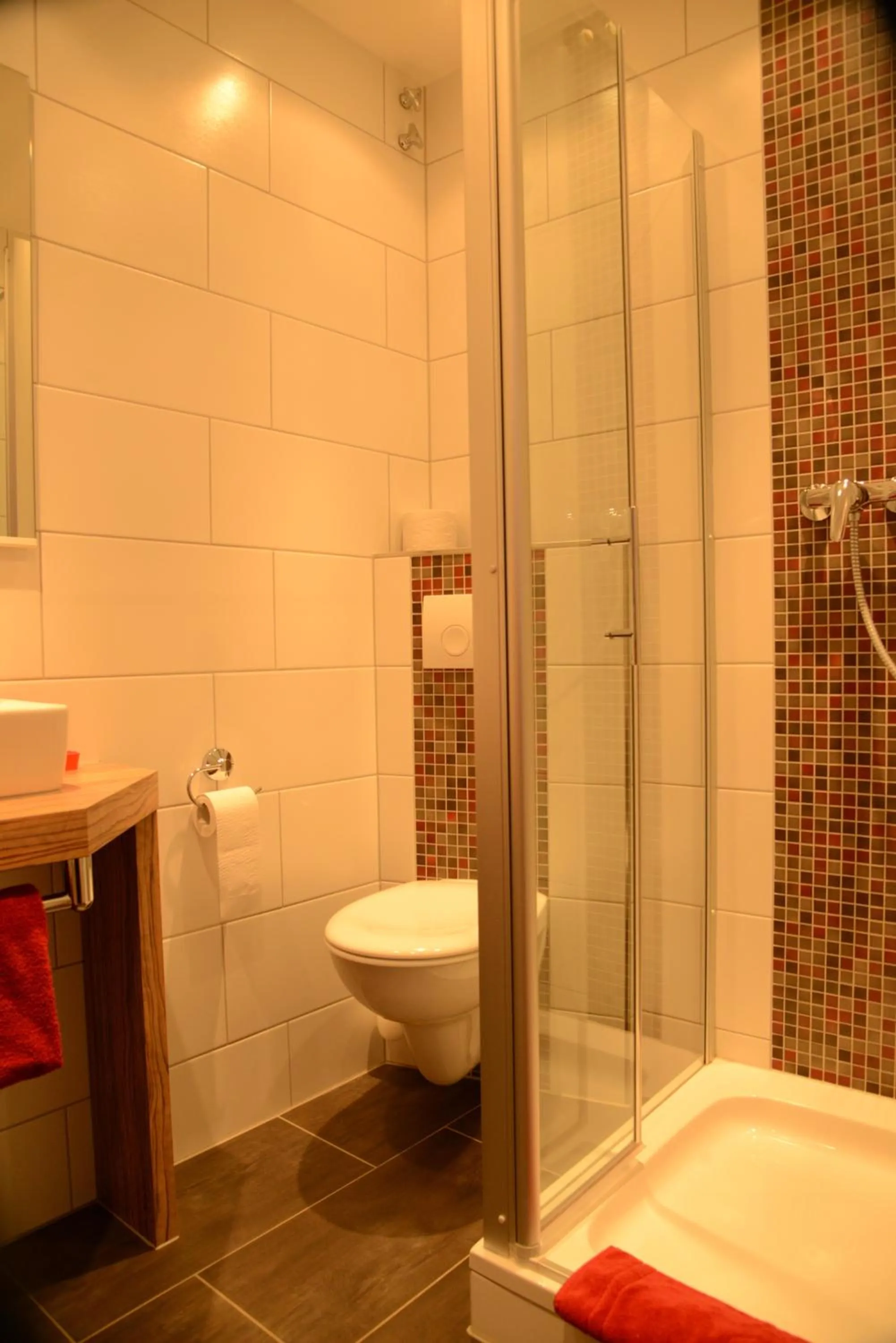 Shower in Weinhaus Gräfen