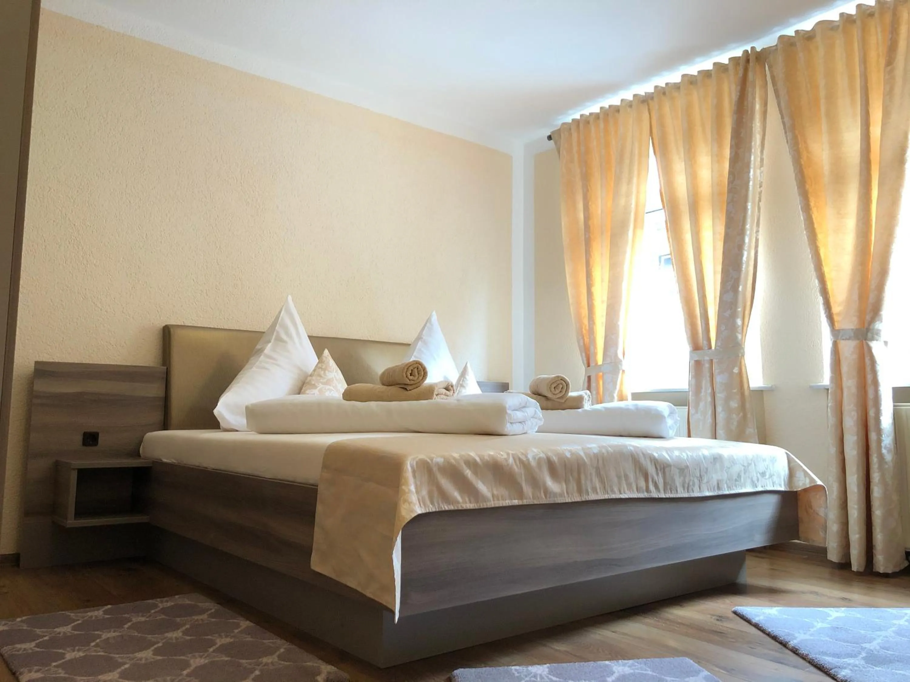 Bed in Pension Goldenes Vogtland