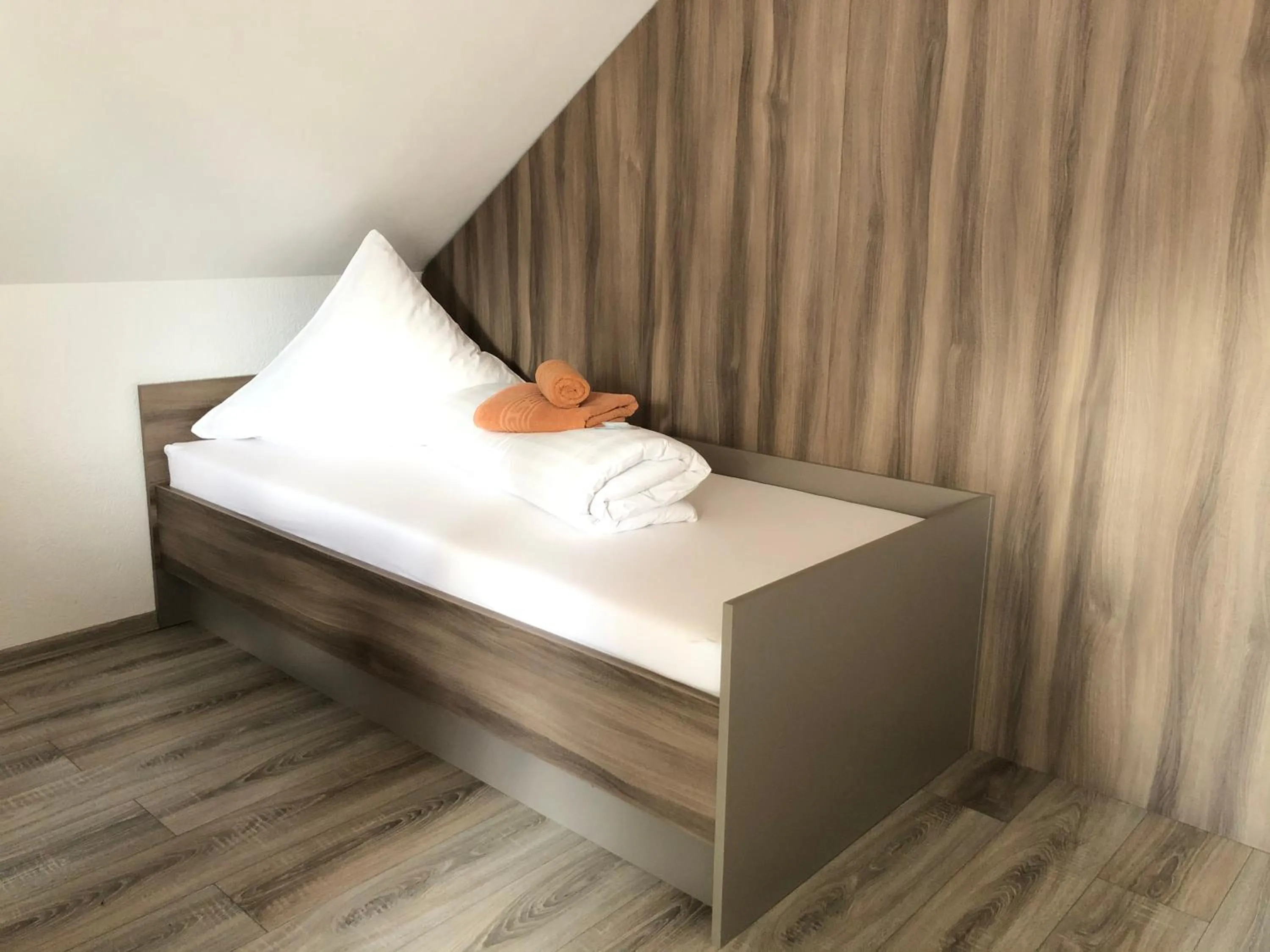 Bed in Pension Goldenes Vogtland