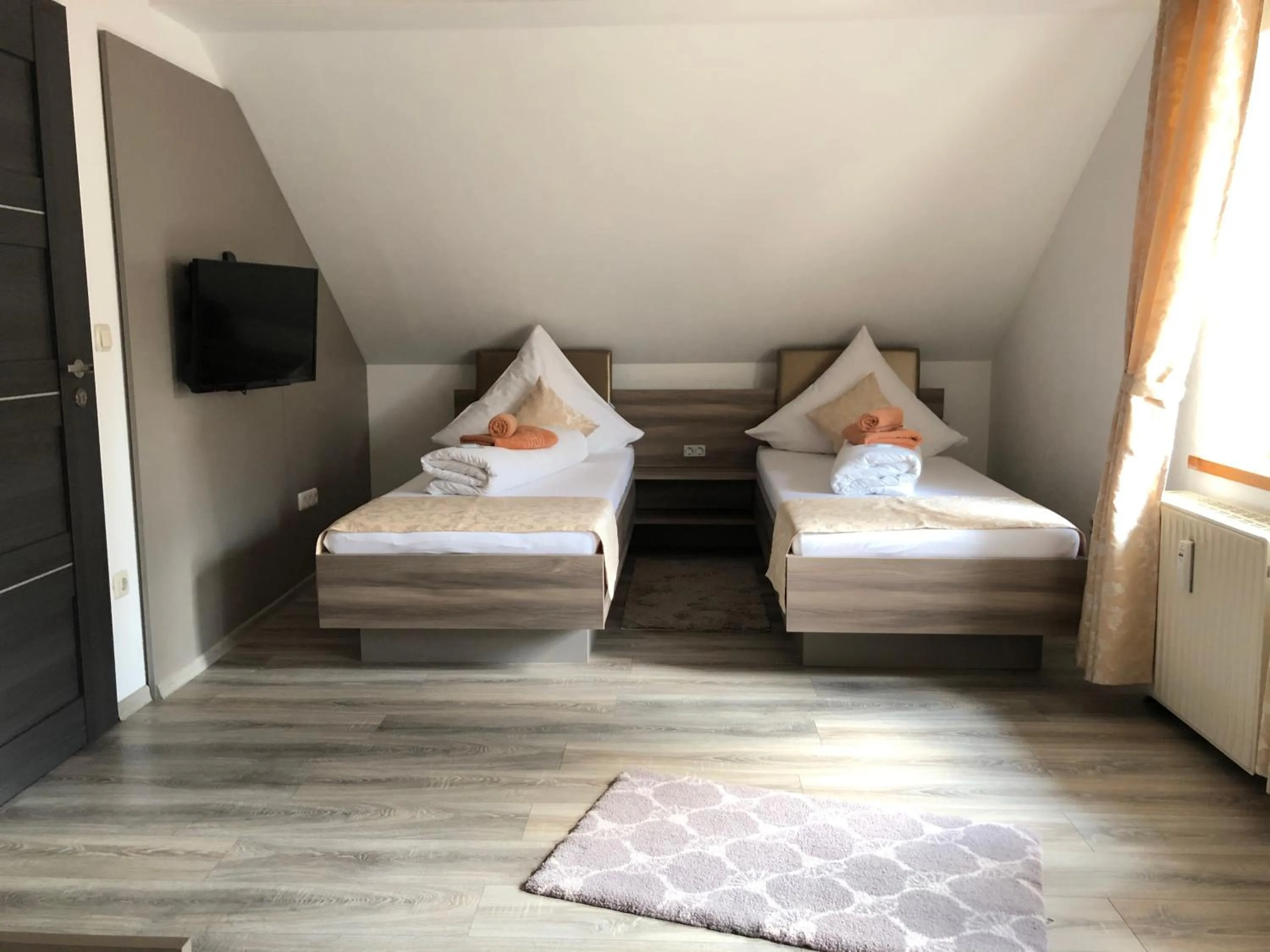 Bed in Pension Goldenes Vogtland