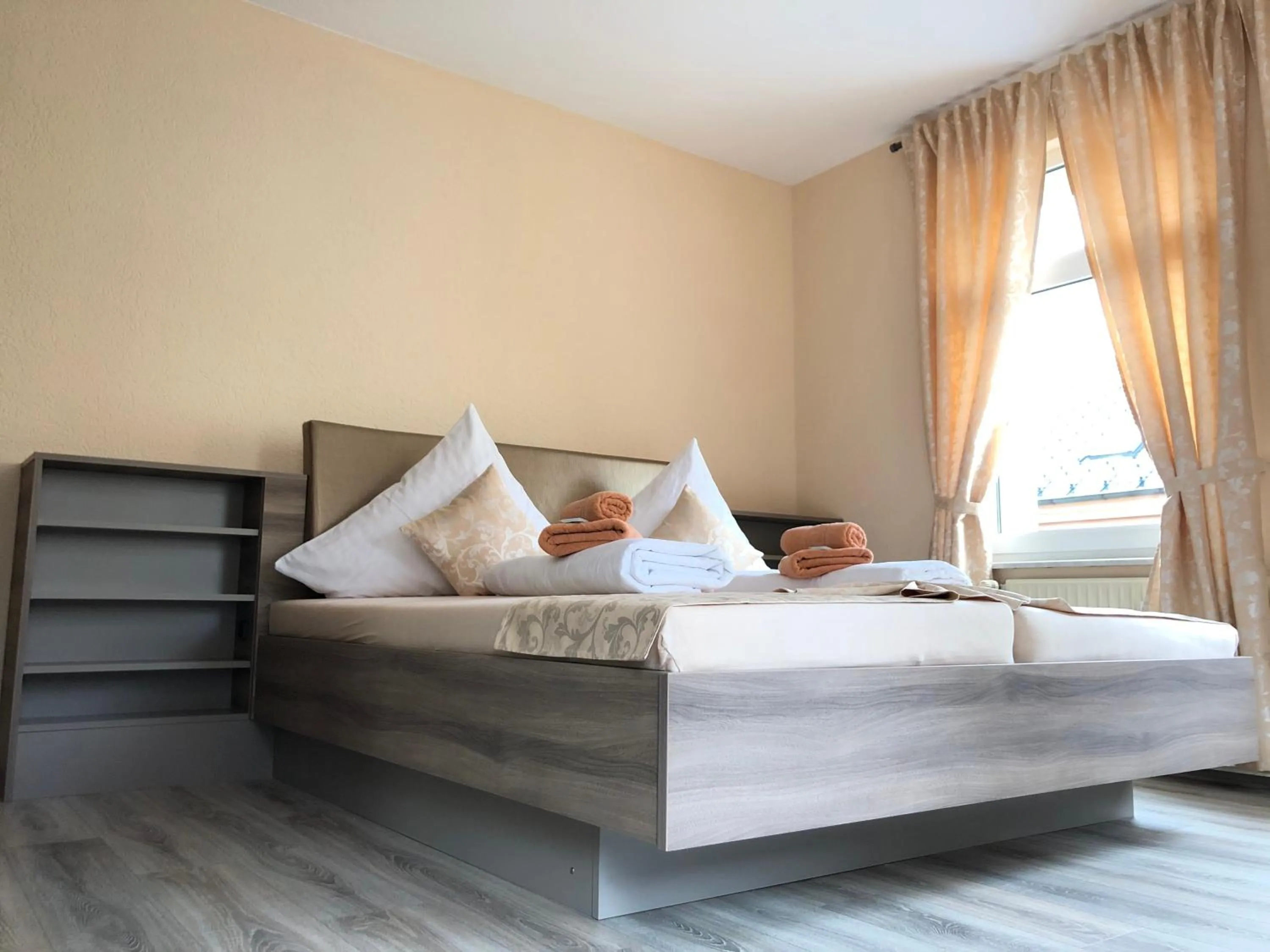 Bed in Pension Goldenes Vogtland