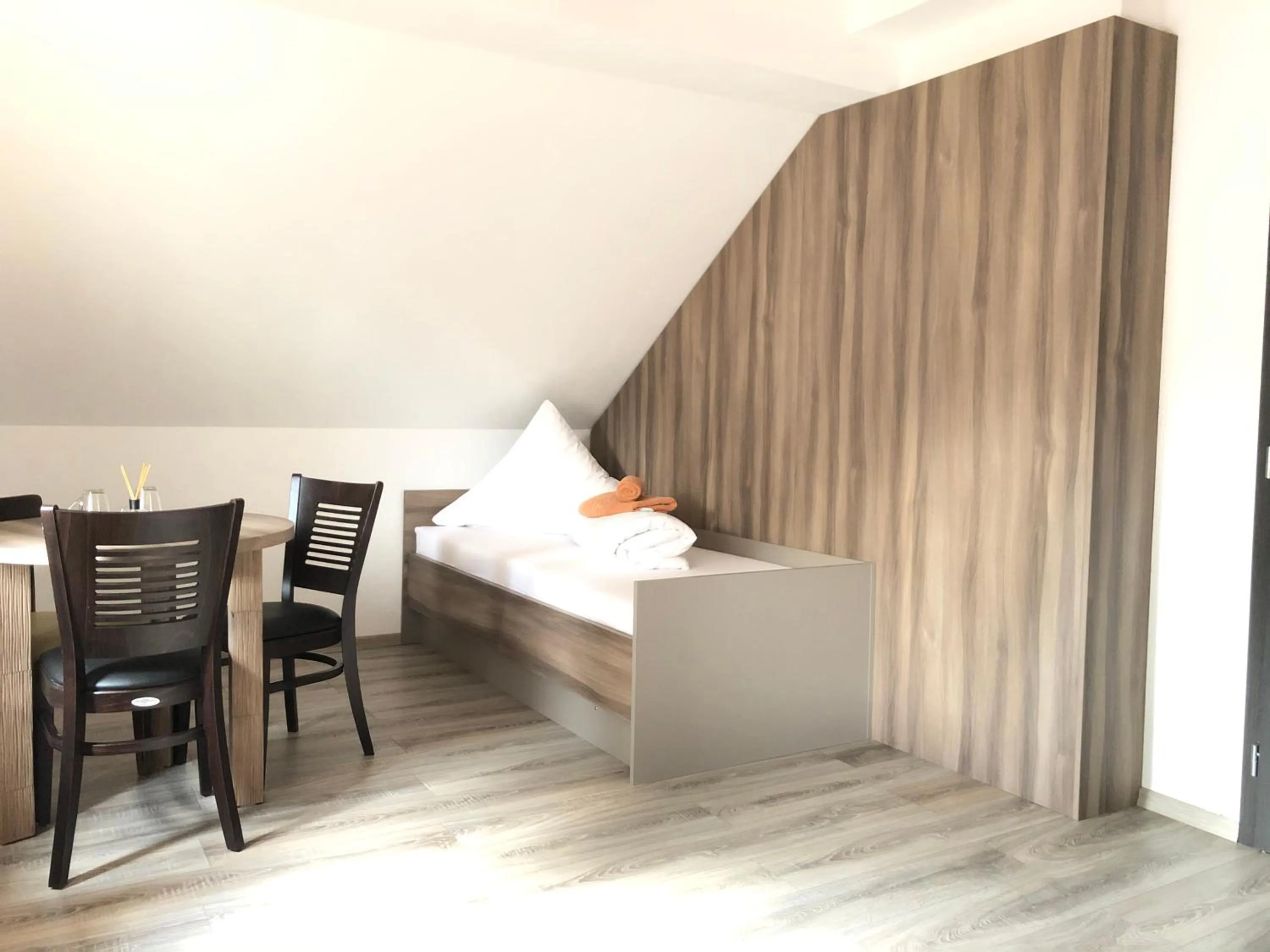 Bed in Pension Goldenes Vogtland