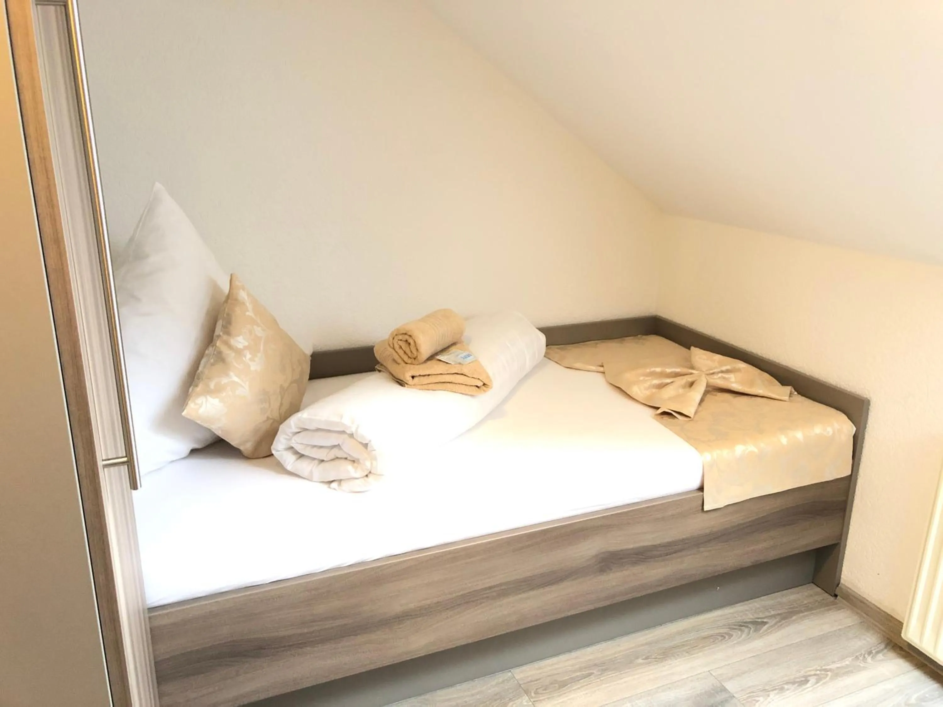 Bed in Pension Goldenes Vogtland