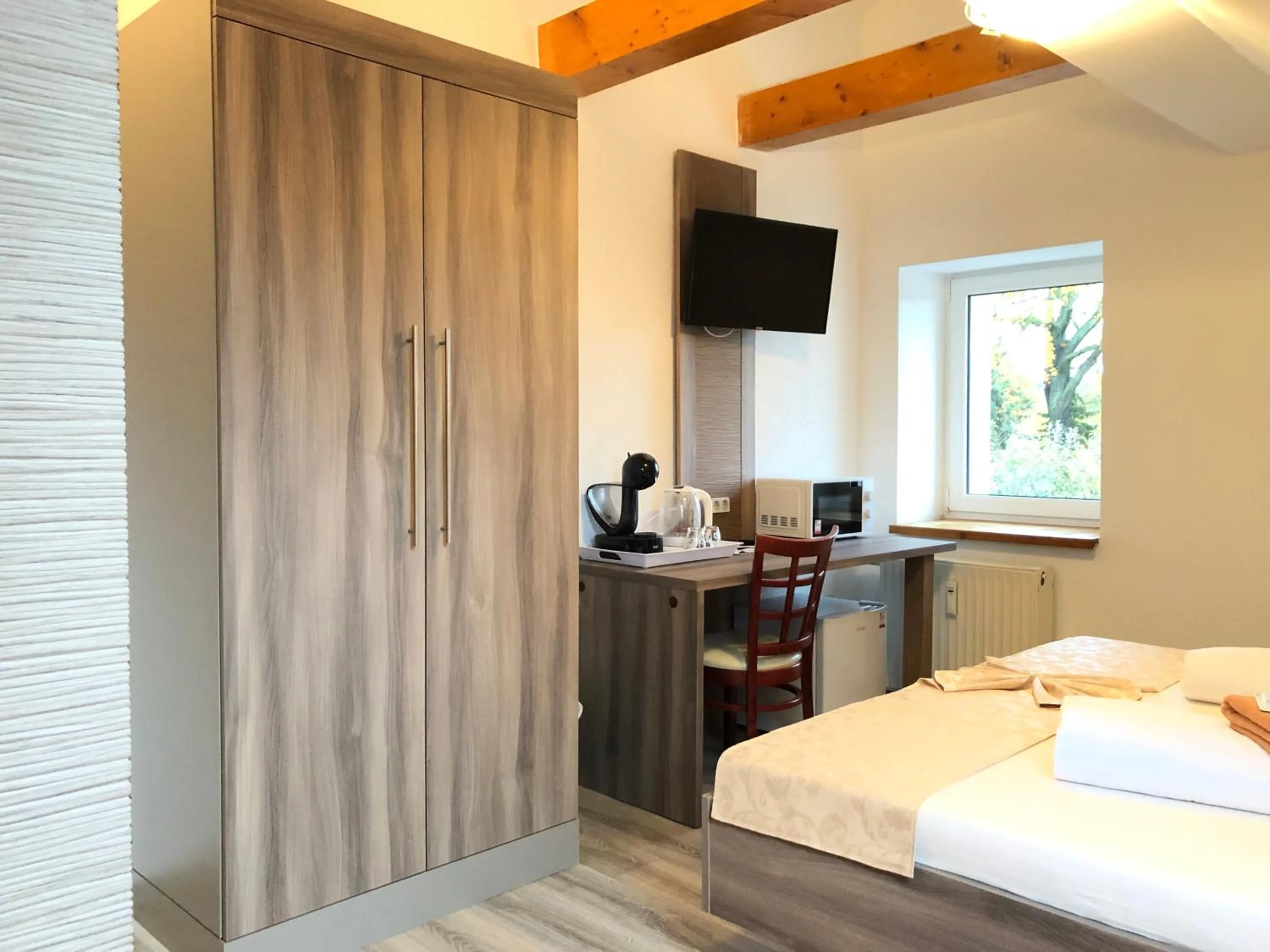 Bed in Pension Goldenes Vogtland