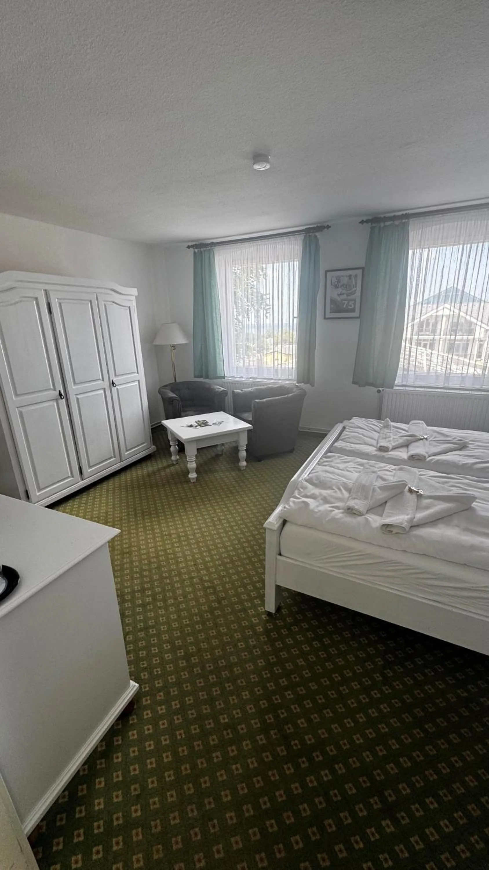 Bedroom, Bed in Meeressterne Hotel Weißes Schloß