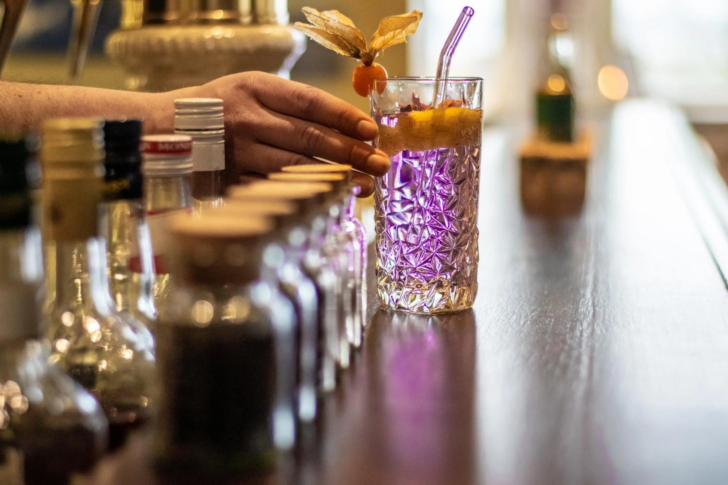 Lounge or bar in Meeressterne Hotel Weißes Schloß