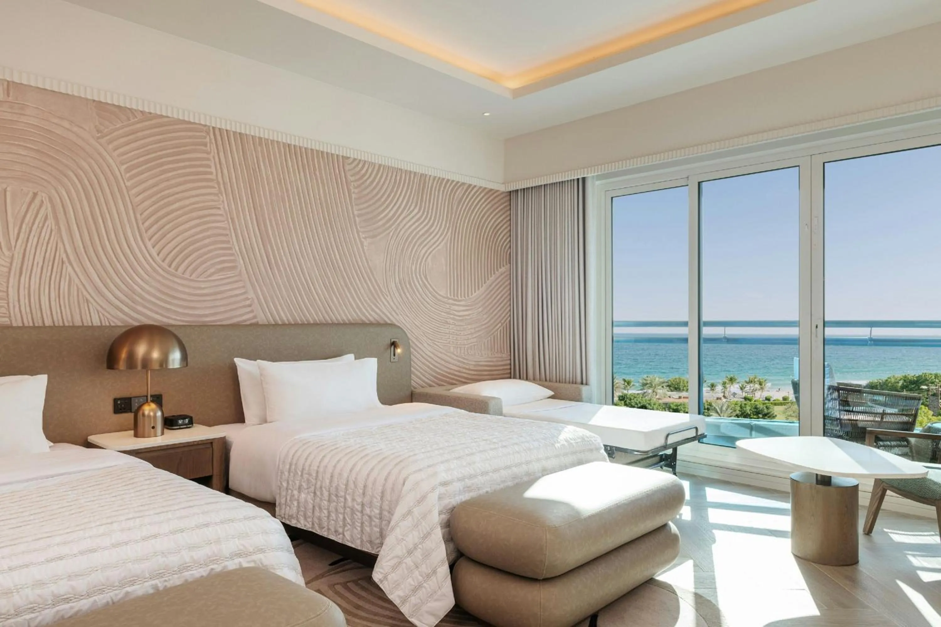 Photo of the whole room, Bed in Le Meridien Al Aqah Beach Resort