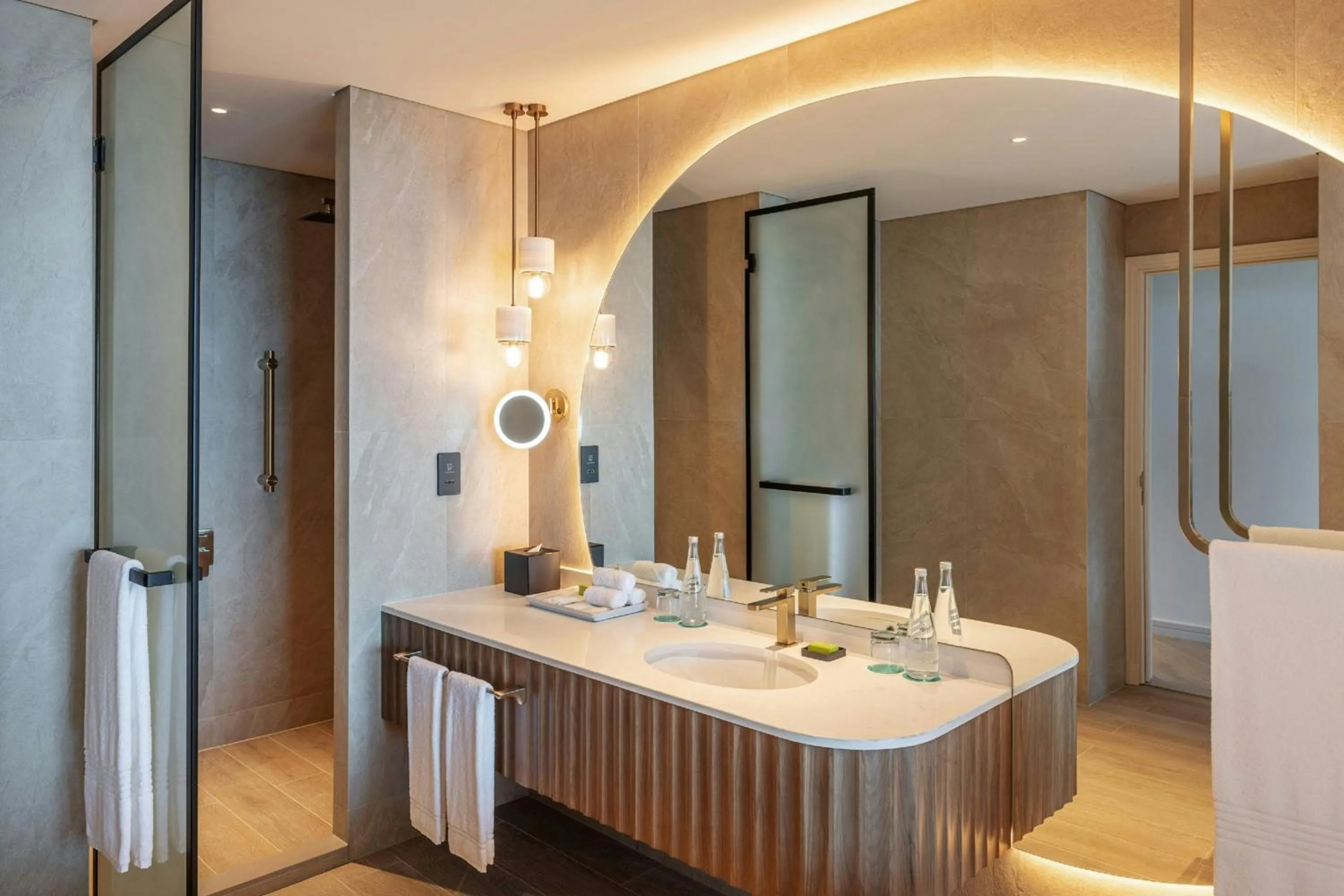 Bathroom in Le Meridien Al Aqah Beach Resort