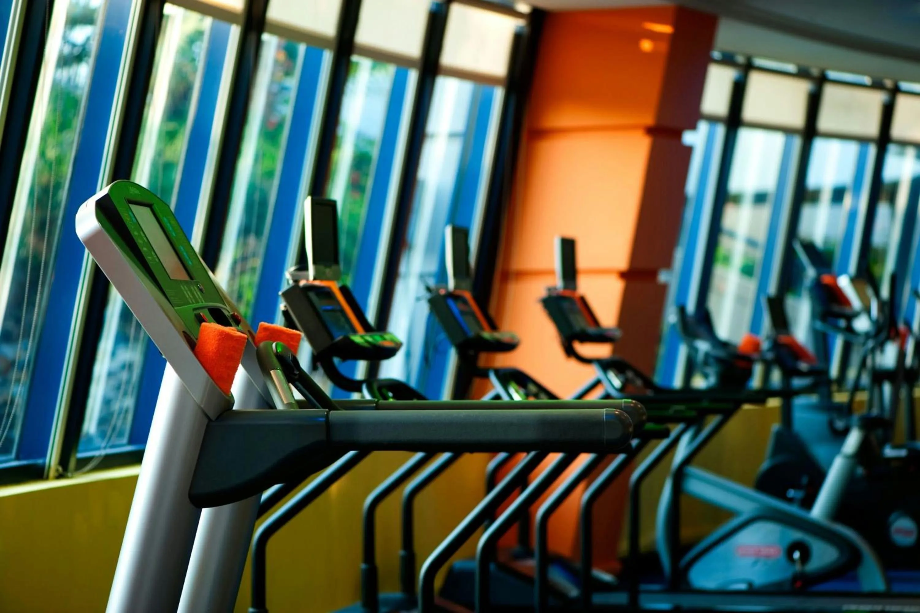 Fitness centre/facilities in Le Meridien Al Aqah Beach Resort