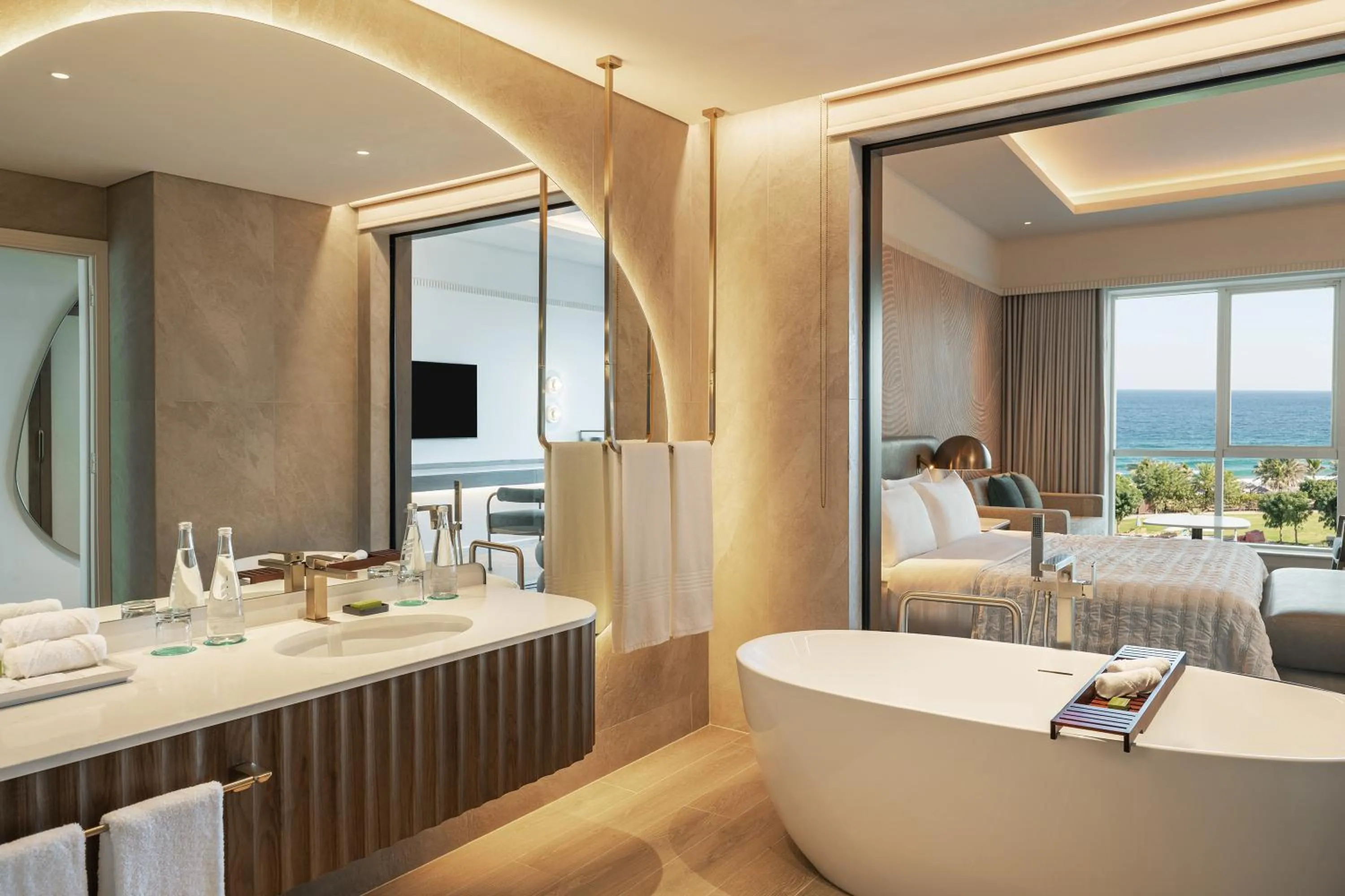 Bathroom in Le Meridien Al Aqah Beach Resort