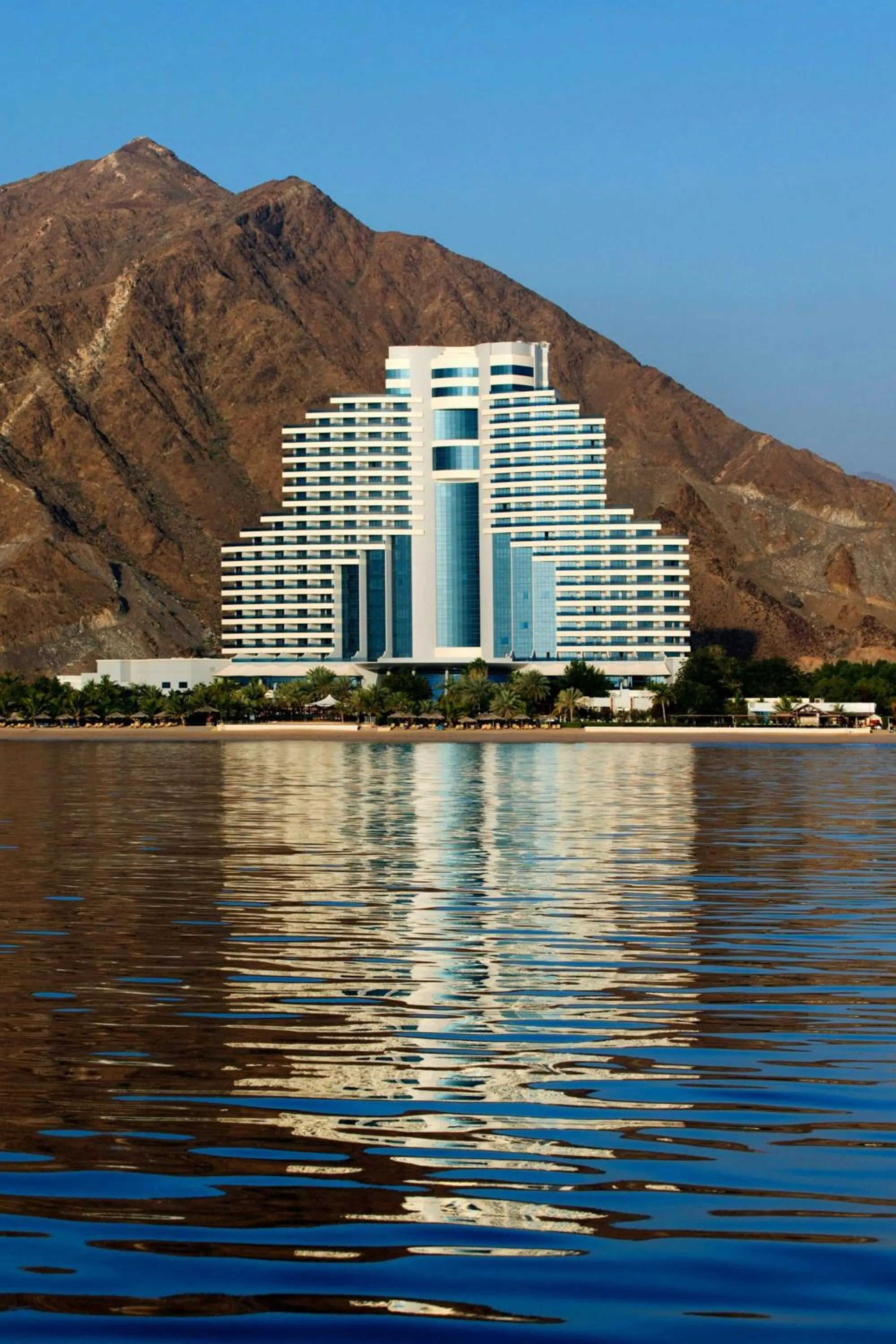 Property building in Le Meridien Al Aqah Beach Resort