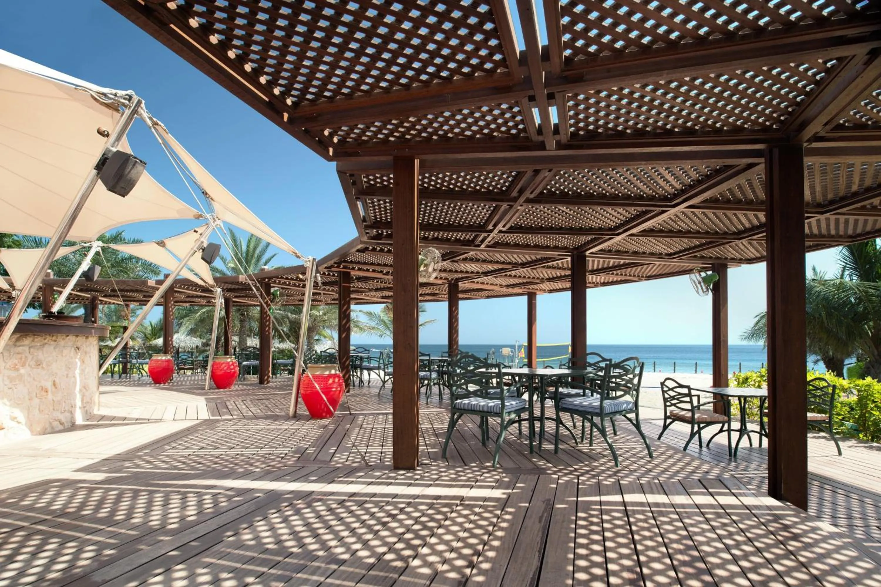 Beach in Le Meridien Al Aqah Beach Resort