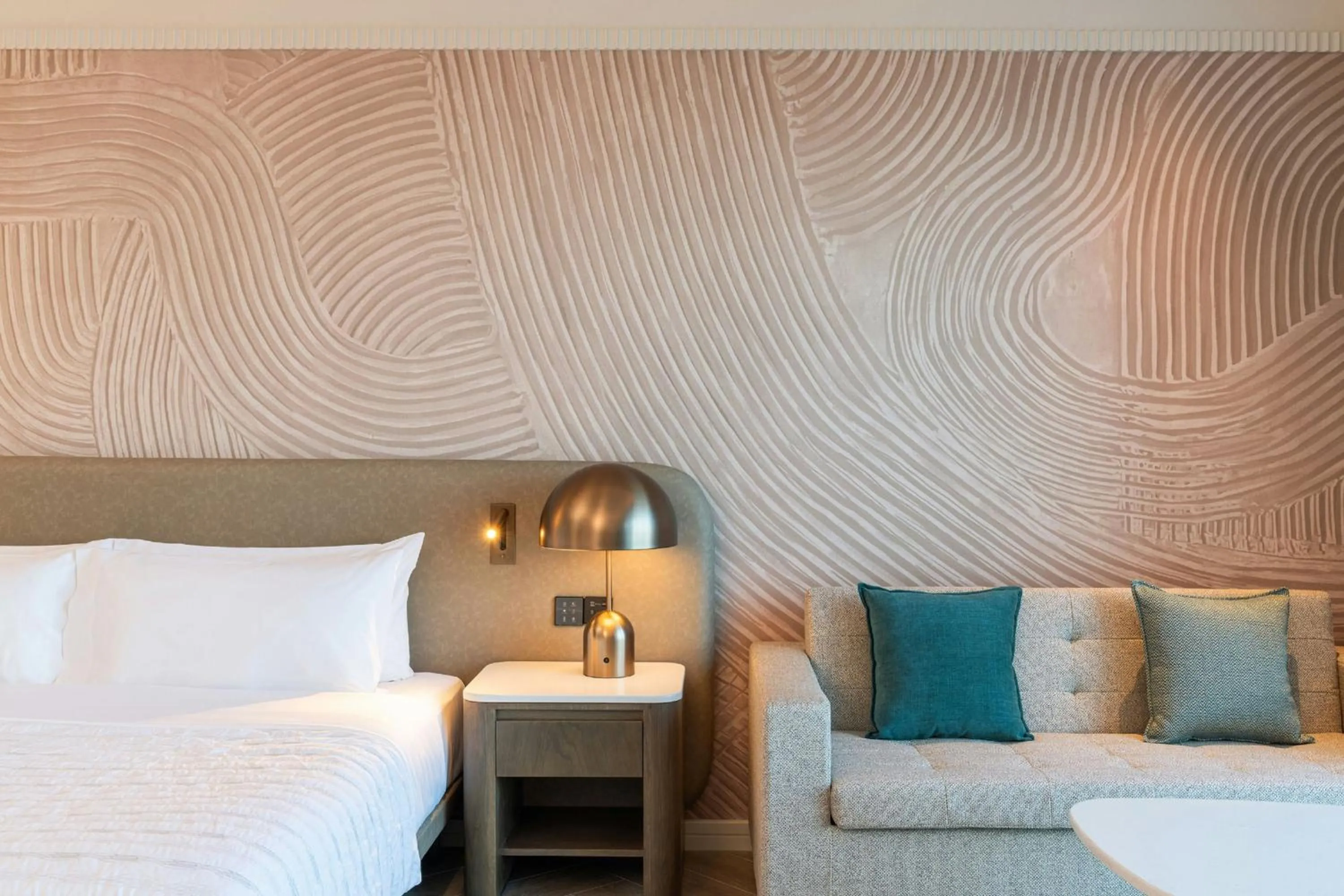 Photo of the whole room, Bed in Le Meridien Al Aqah Beach Resort