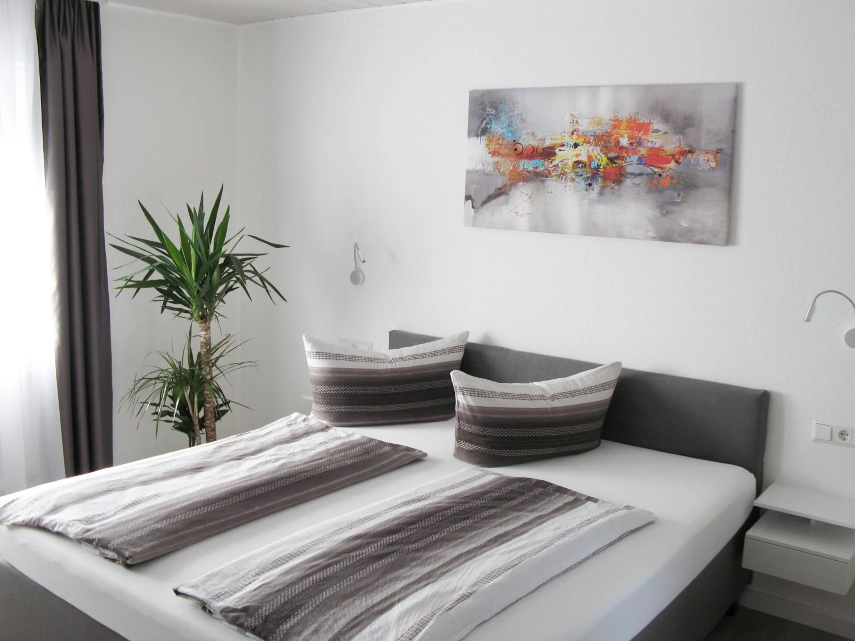 Bed in Murgtal Motel