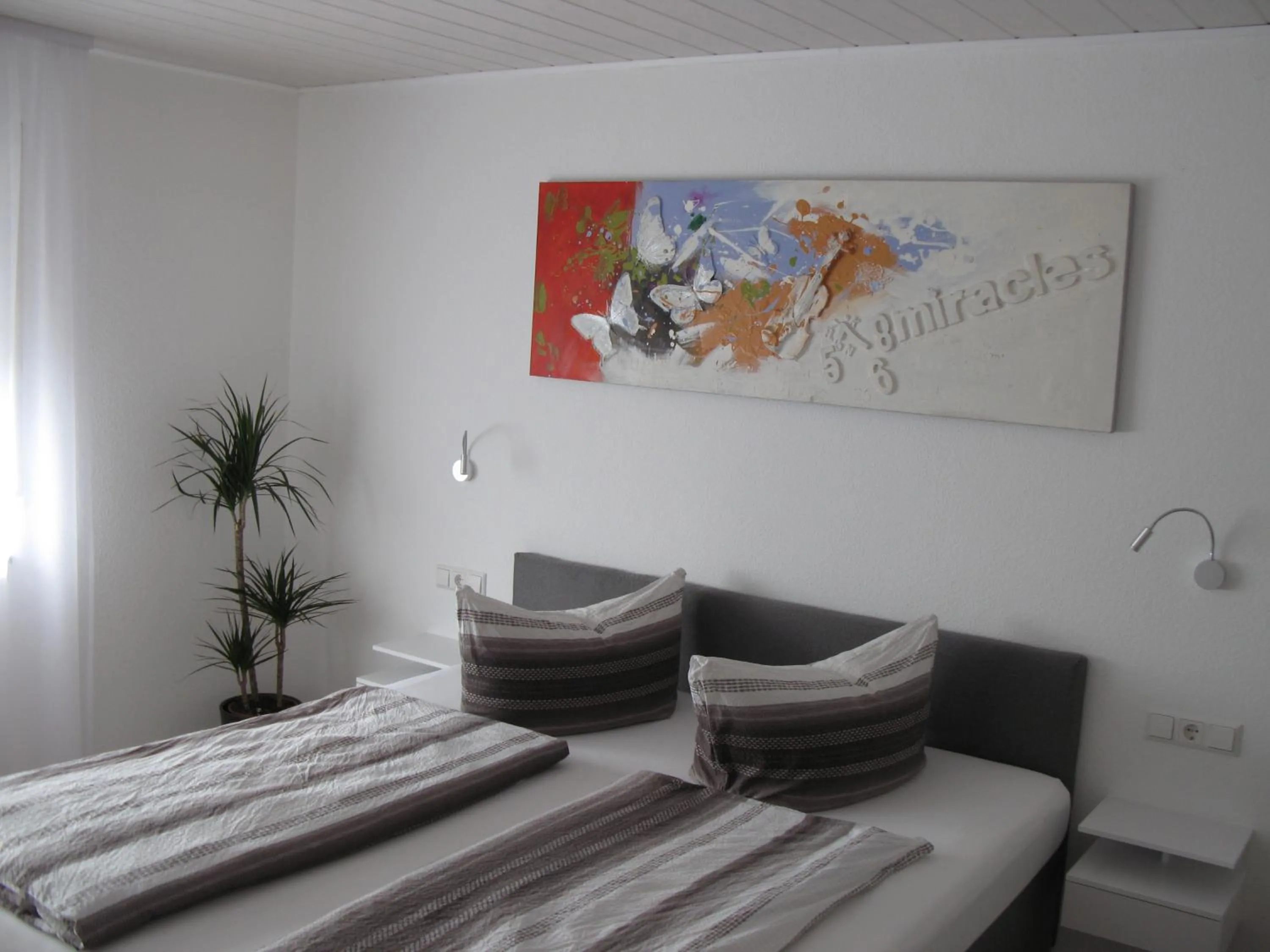 Bed in Murgtal Motel