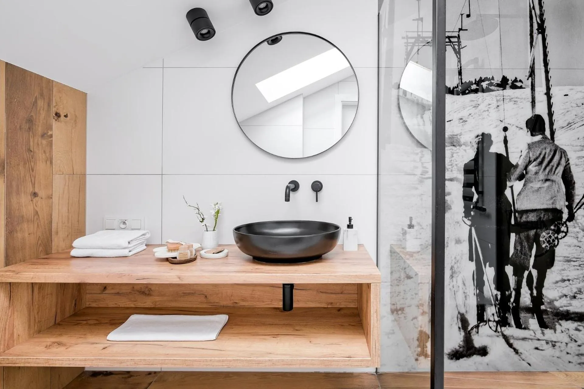 Shower in Białka Residence Ski - 50 m do Termy Bania Odkryj-Białke