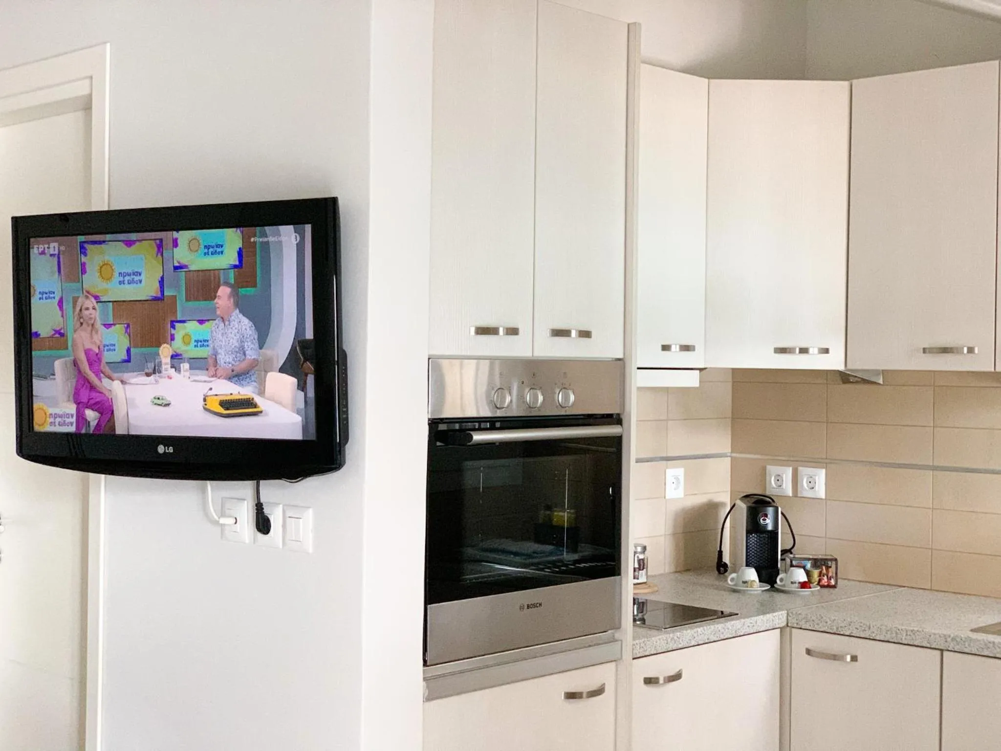 kitchen in Rouchotas Apartments