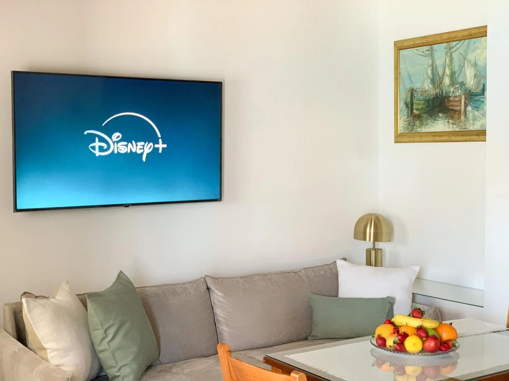 Bed in Rouchotas Apartments