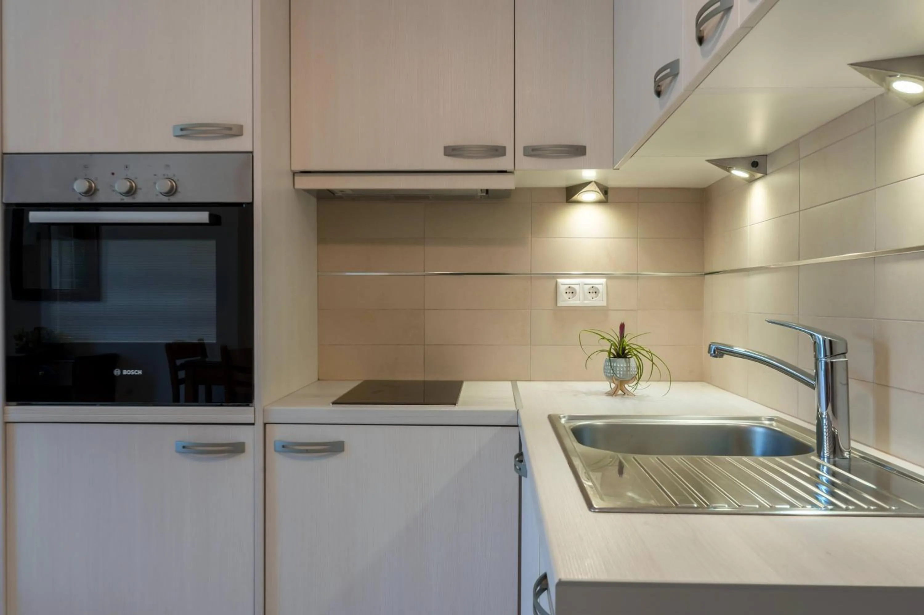 kitchen in Rouchotas Apartments