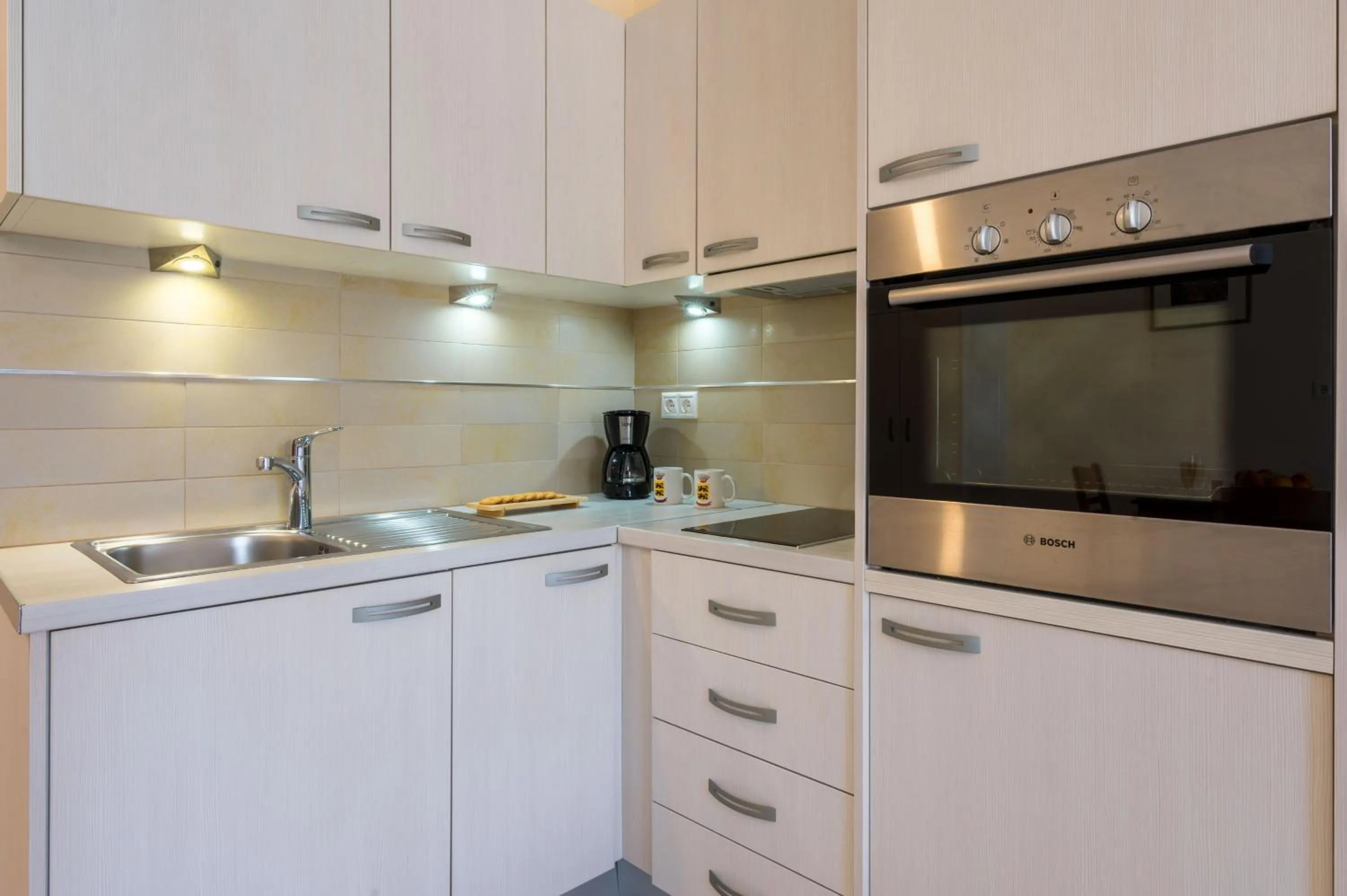 kitchen in Rouchotas Apartments