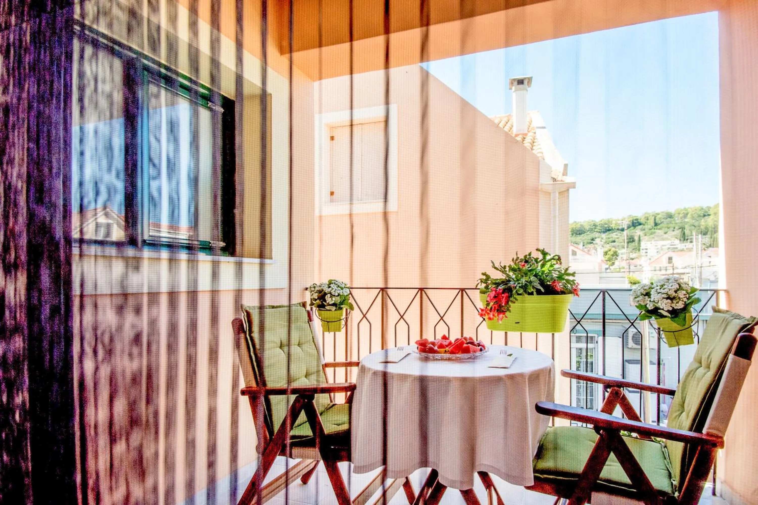 Balcony/Terrace in Rouchotas Apartments