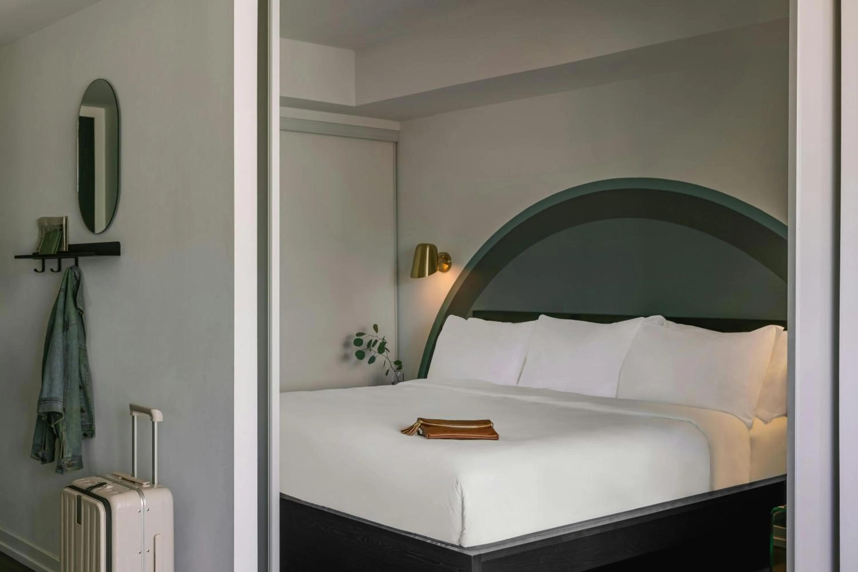 Bedroom, Bed in Sonder by Marriott Bonvoy The Liberty Apartments Liberty Village