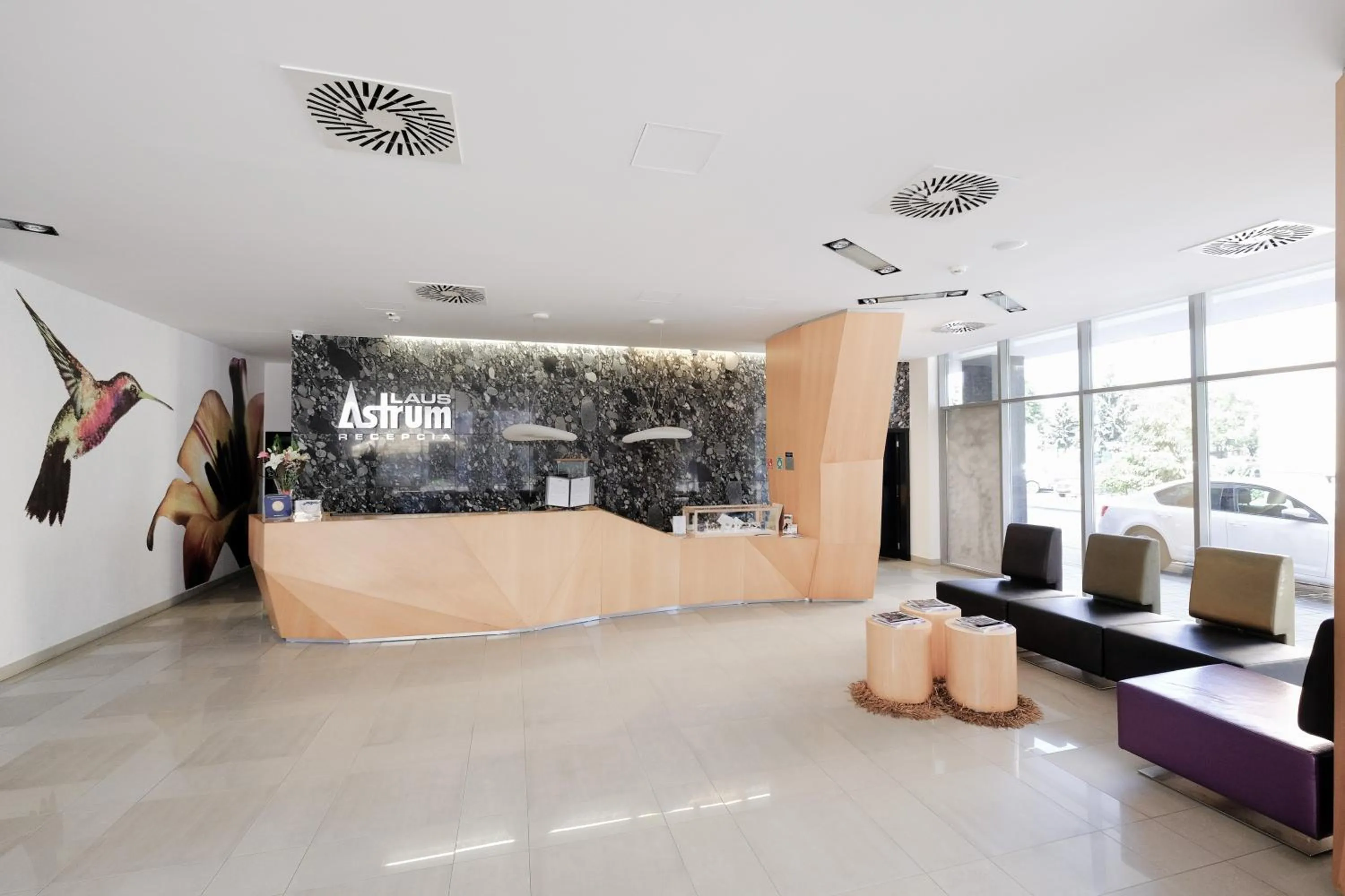 Lobby or reception in Business Hotel Astrum Laus