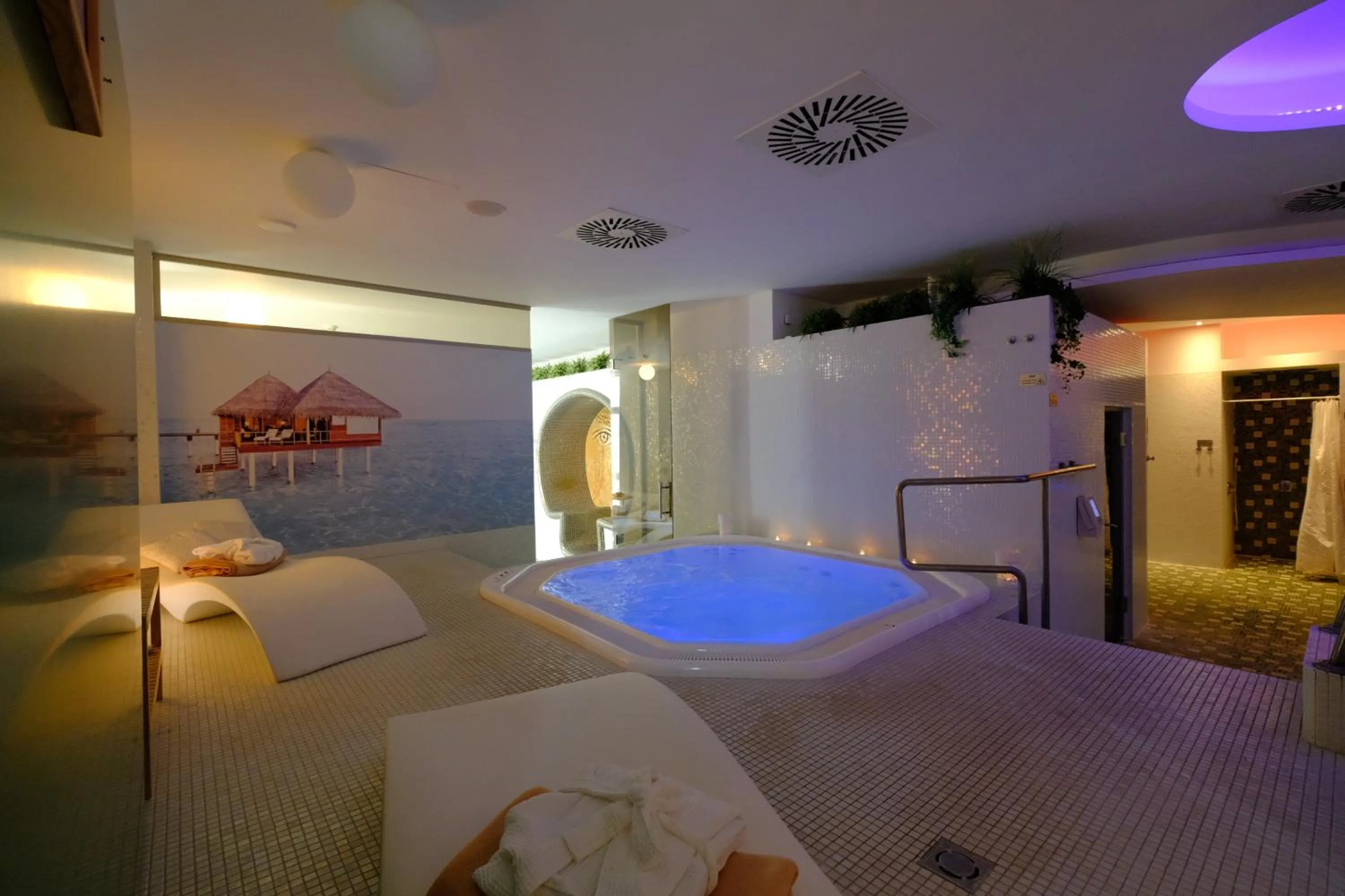 Hot Tub, Bed in Business Hotel Astrum Laus