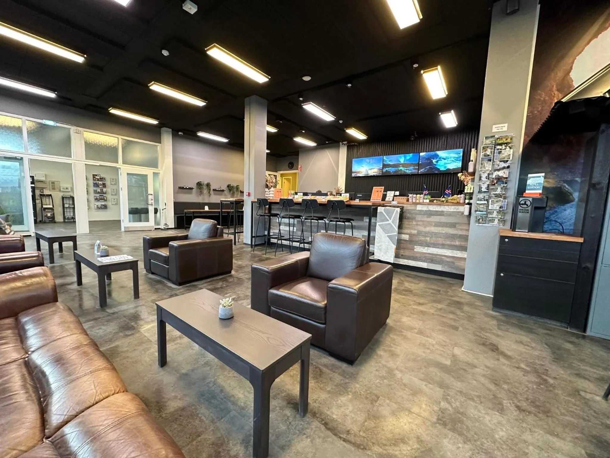 Lobby or reception in Bus Hostel Reykjavik