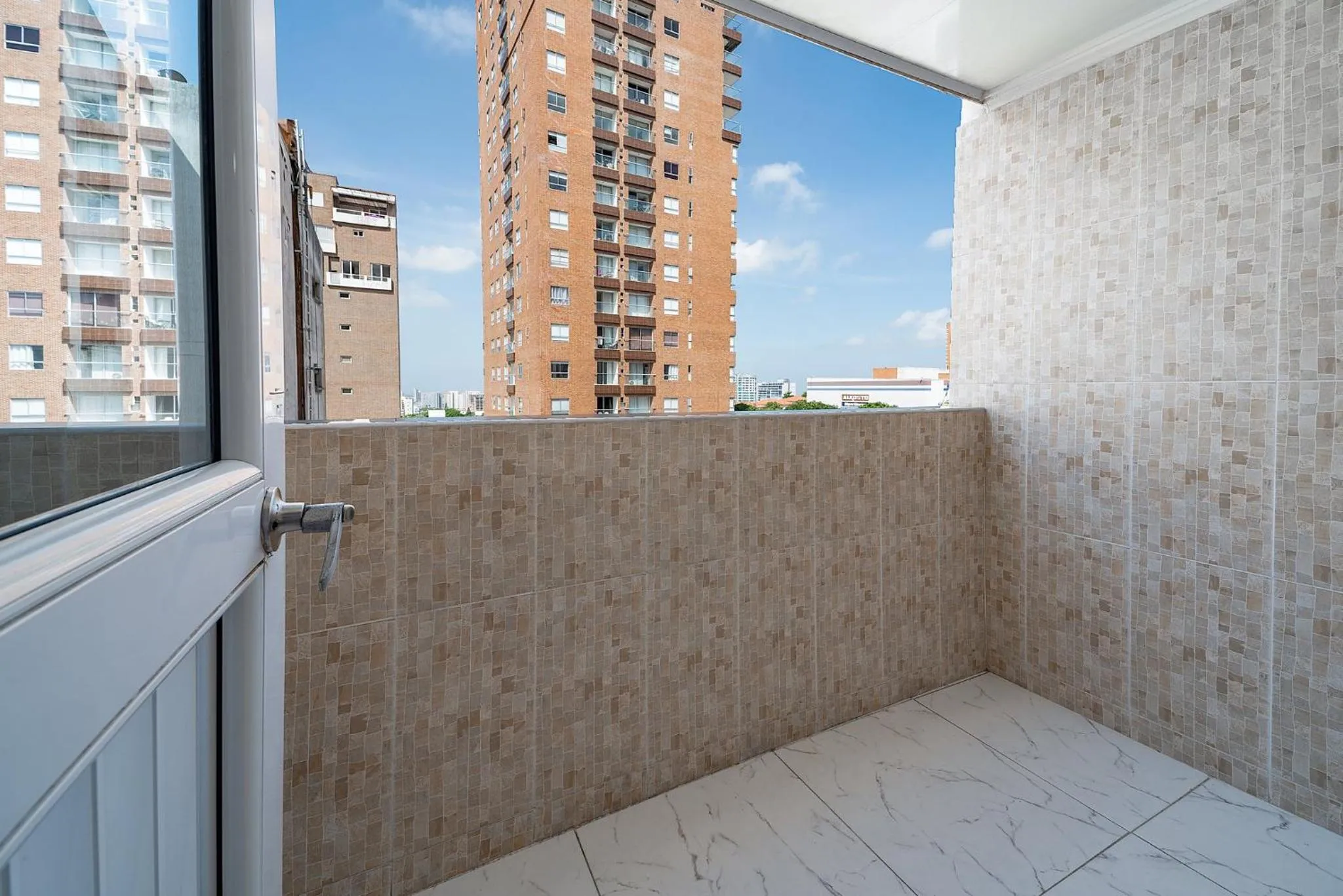 Balcony/Terrace in Villa Santos Apartaestudios