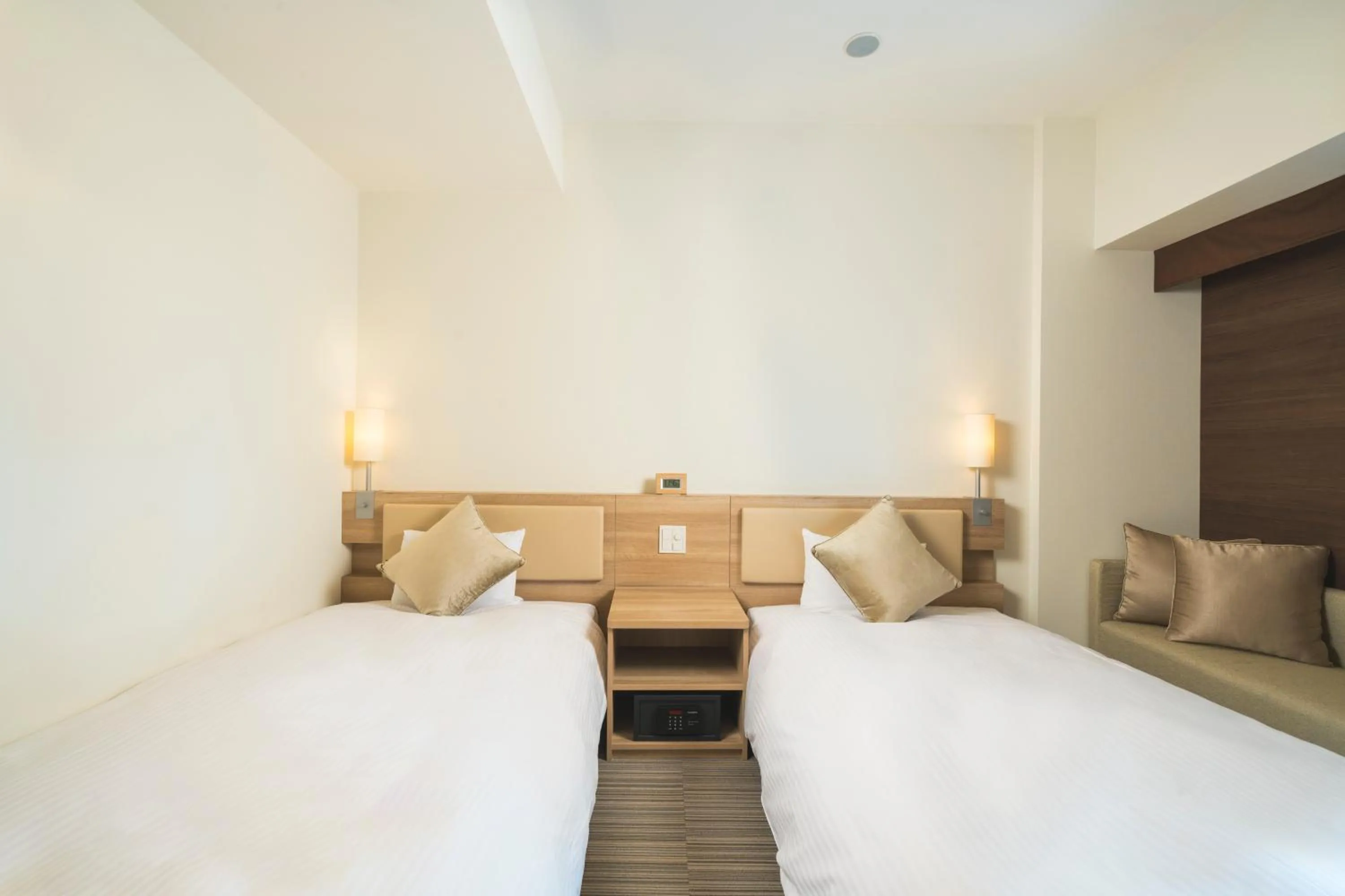 Photo of the whole room, Bed in KOKO HOTEL Hiroshima Ekimae