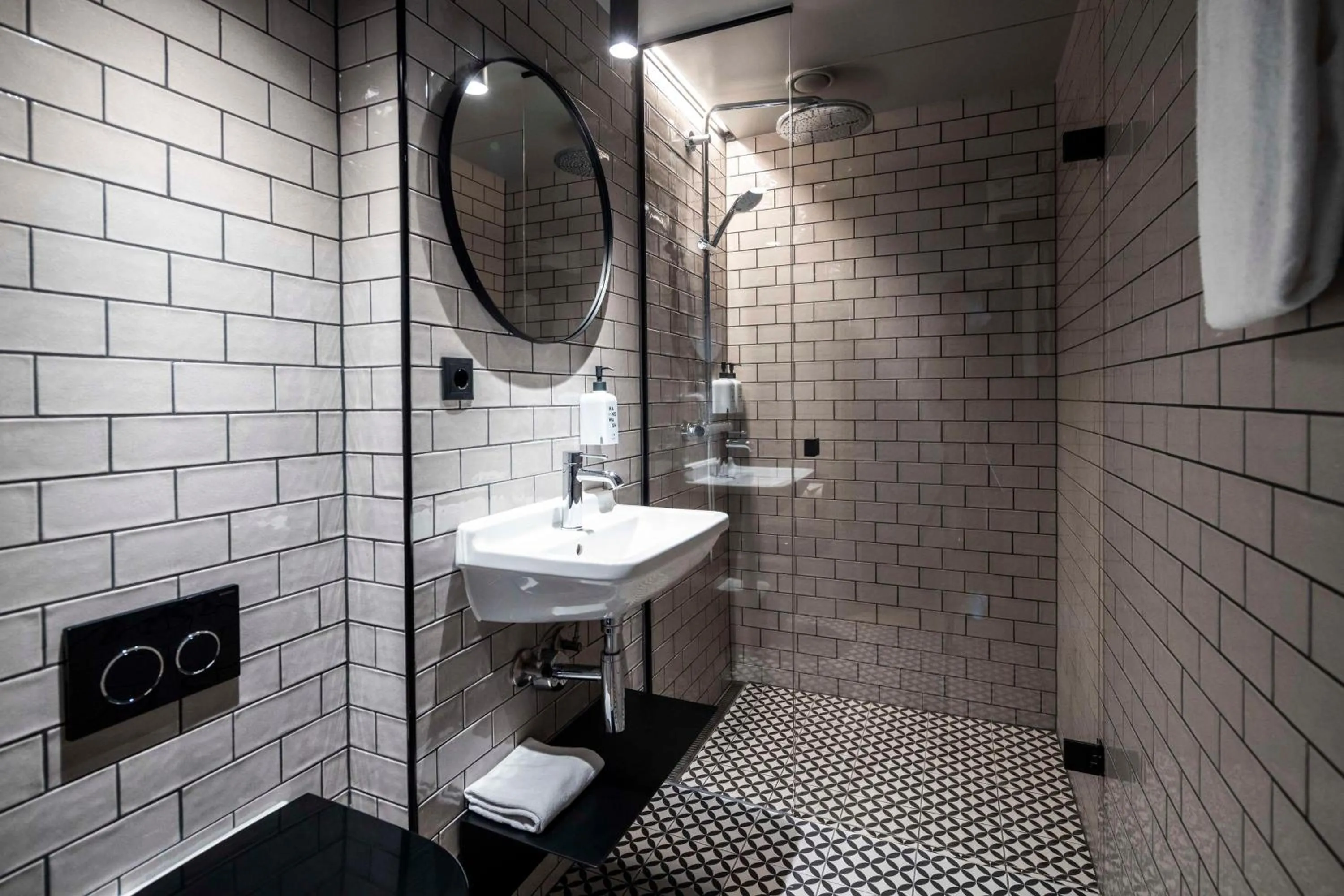 Bathroom in Scandic Norreport