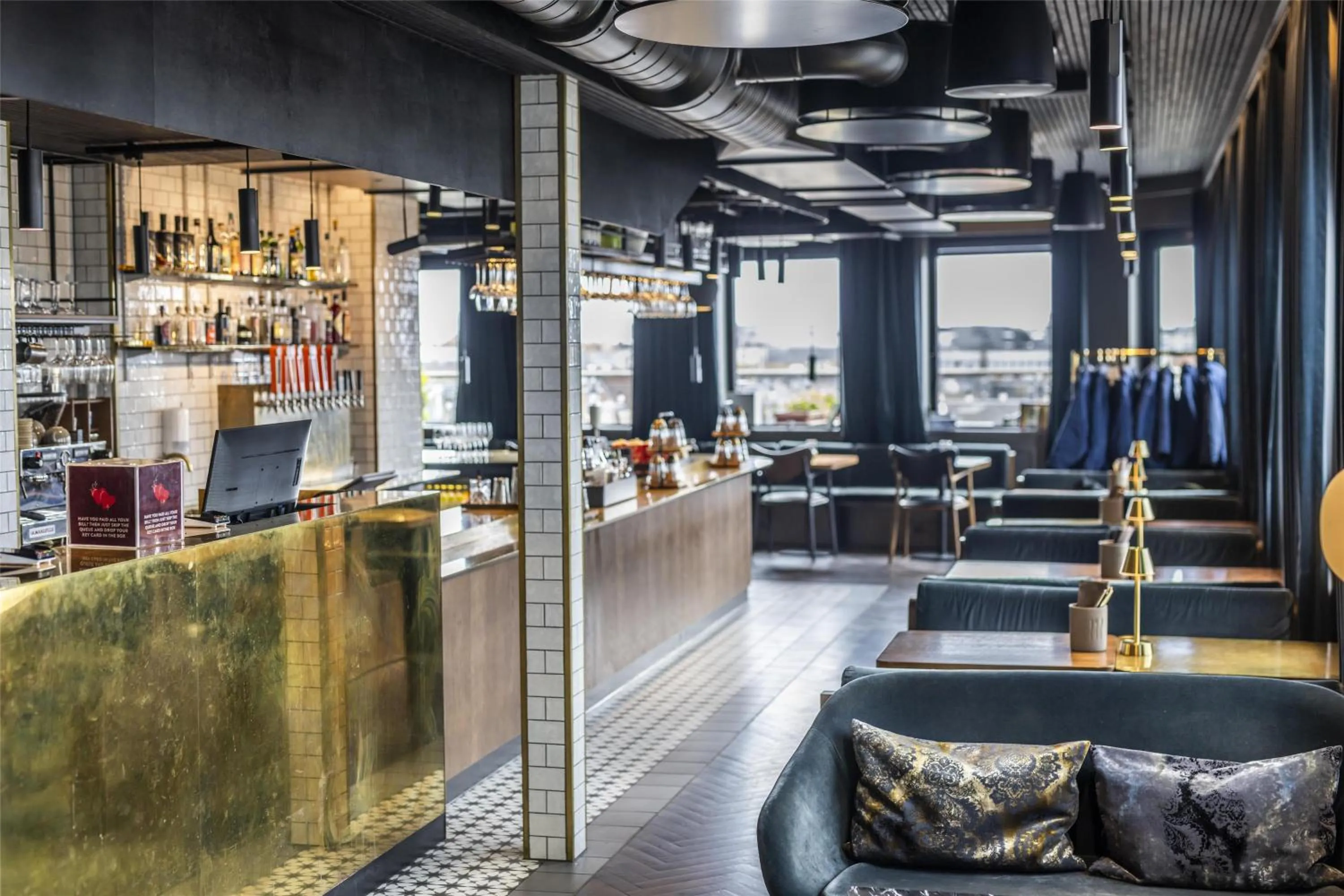 Lounge or bar in Scandic Norreport