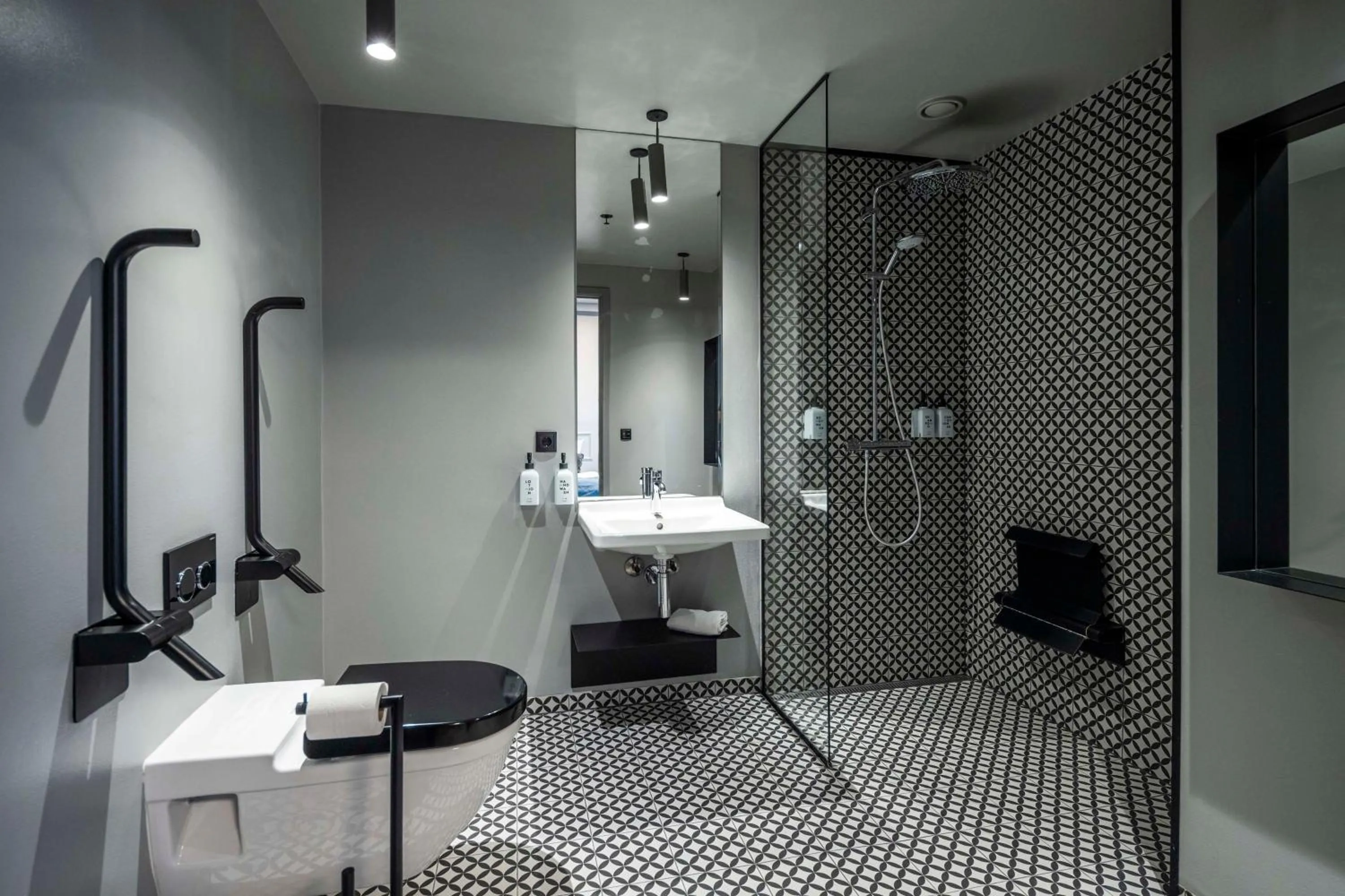 Bathroom in Scandic Norreport