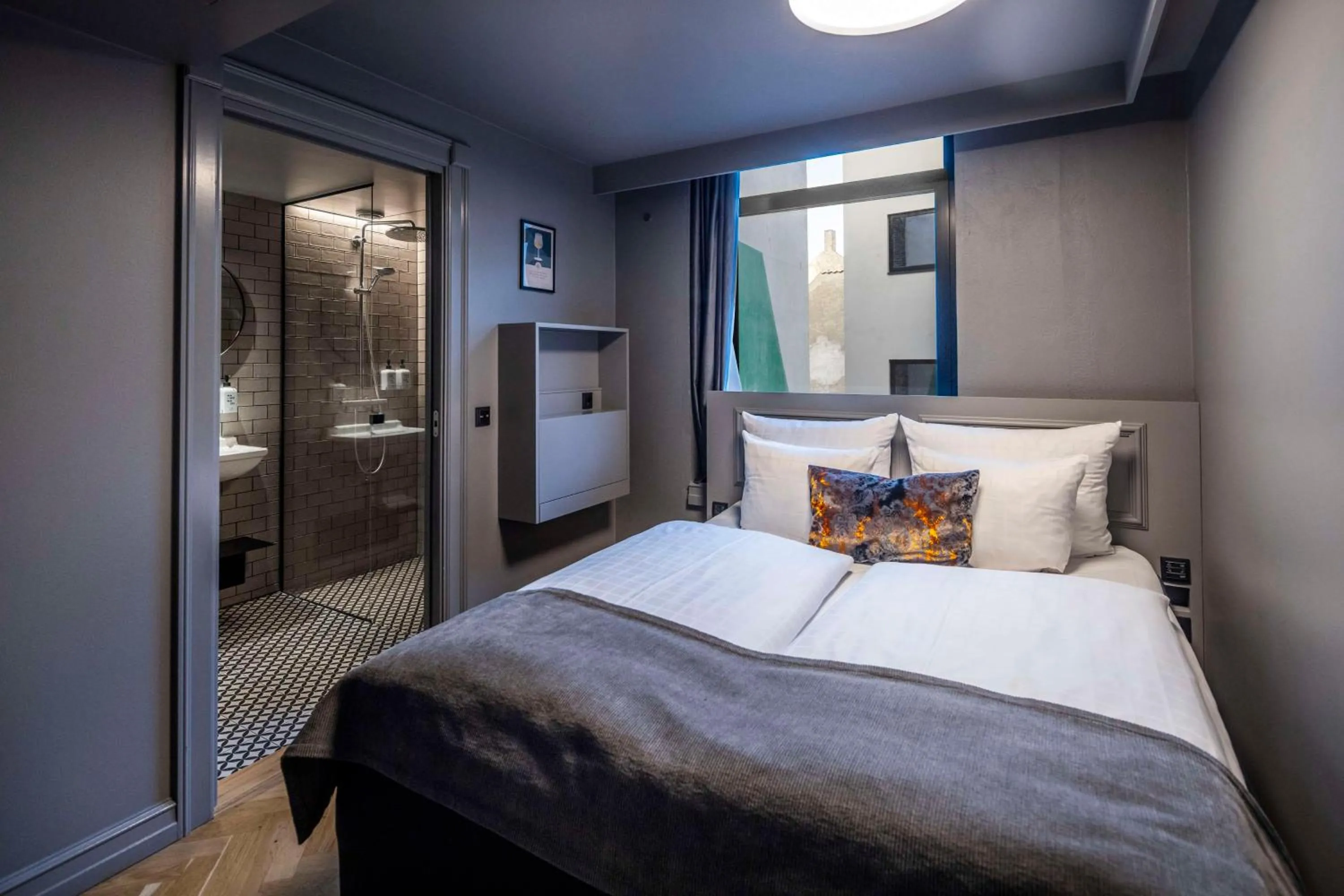 Bedroom, Bed in Scandic Norreport