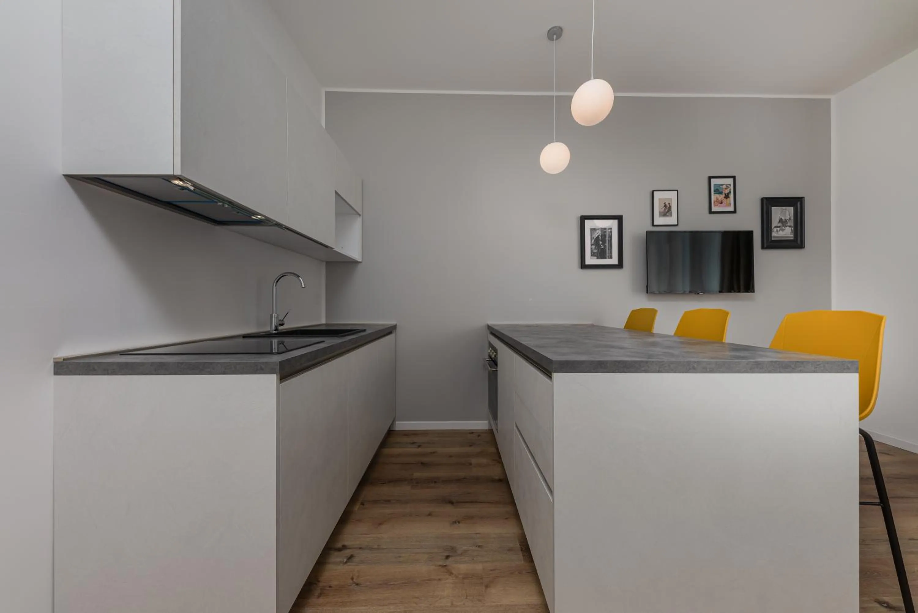 Kitchen or kitchenette in Casa da Suite Mirabello